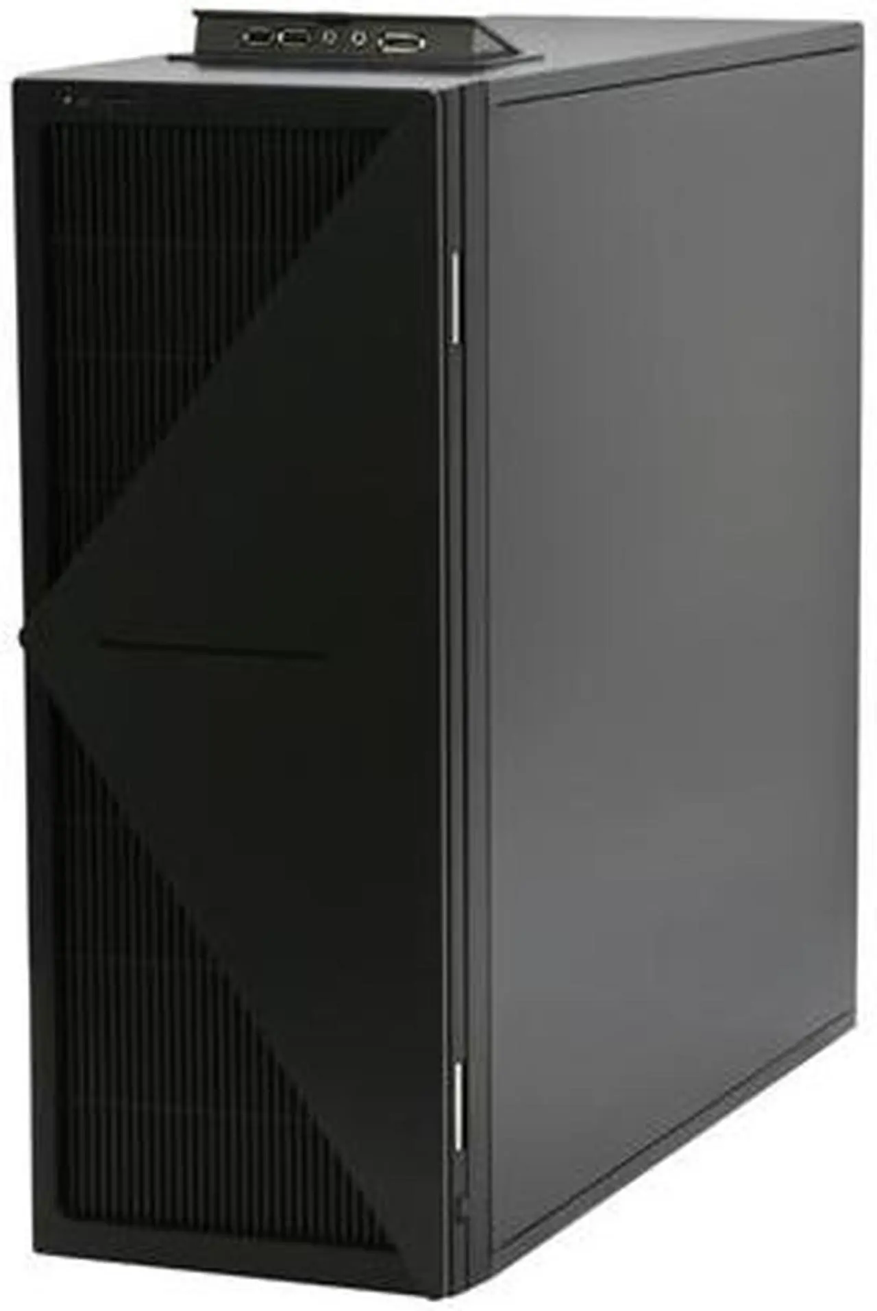 Alt view image 4 of 14 - NZXT WHISPER WHI - 001BK Black Aluminum / Steel ATX Full Tower Computer Case