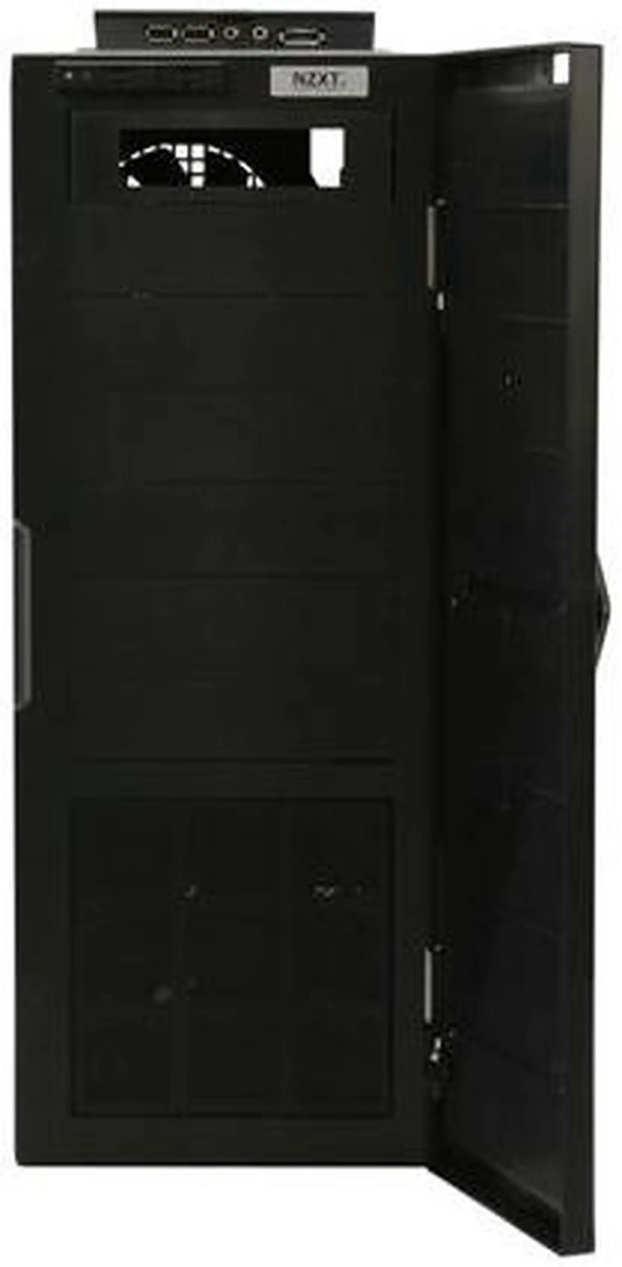 Alt view image 5 of 14 - NZXT WHISPER WHI - 001BK Black Aluminum / Steel ATX Full Tower Computer Case