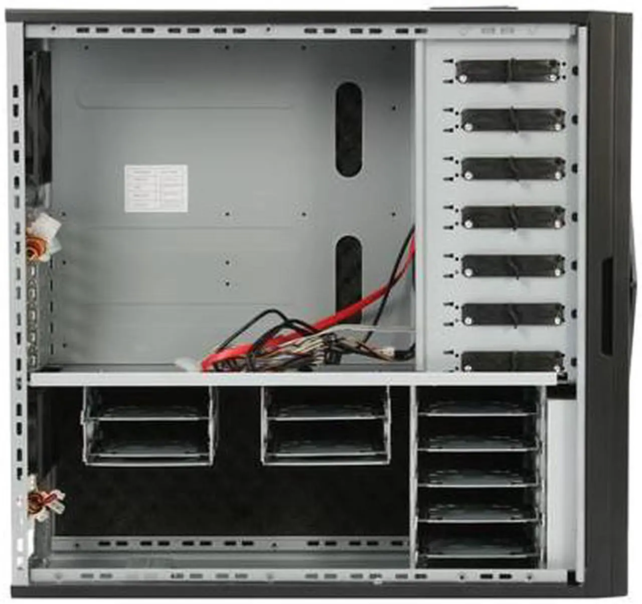 Alt view image 9 of 14 - NZXT WHISPER WHI - 001BK Black Aluminum / Steel ATX Full Tower Computer Case