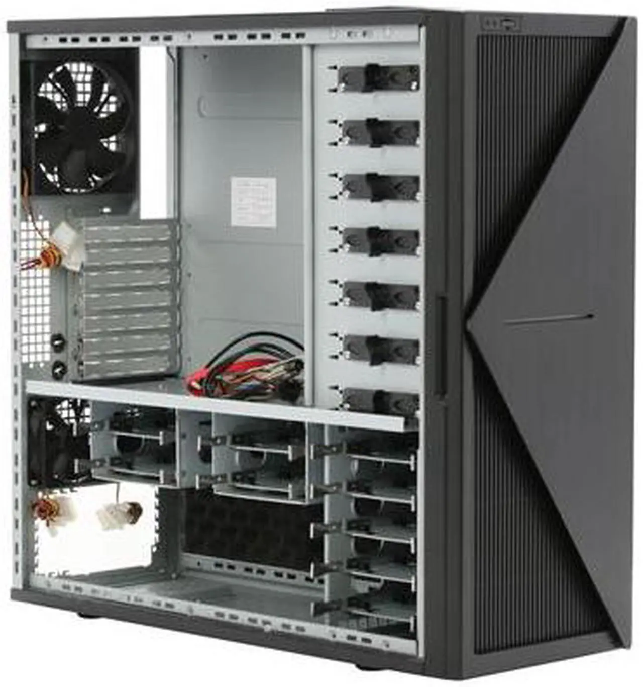 Alt view image 10 of 14 - NZXT WHISPER WHI - 001BK Black Aluminum / Steel ATX Full Tower Computer Case
