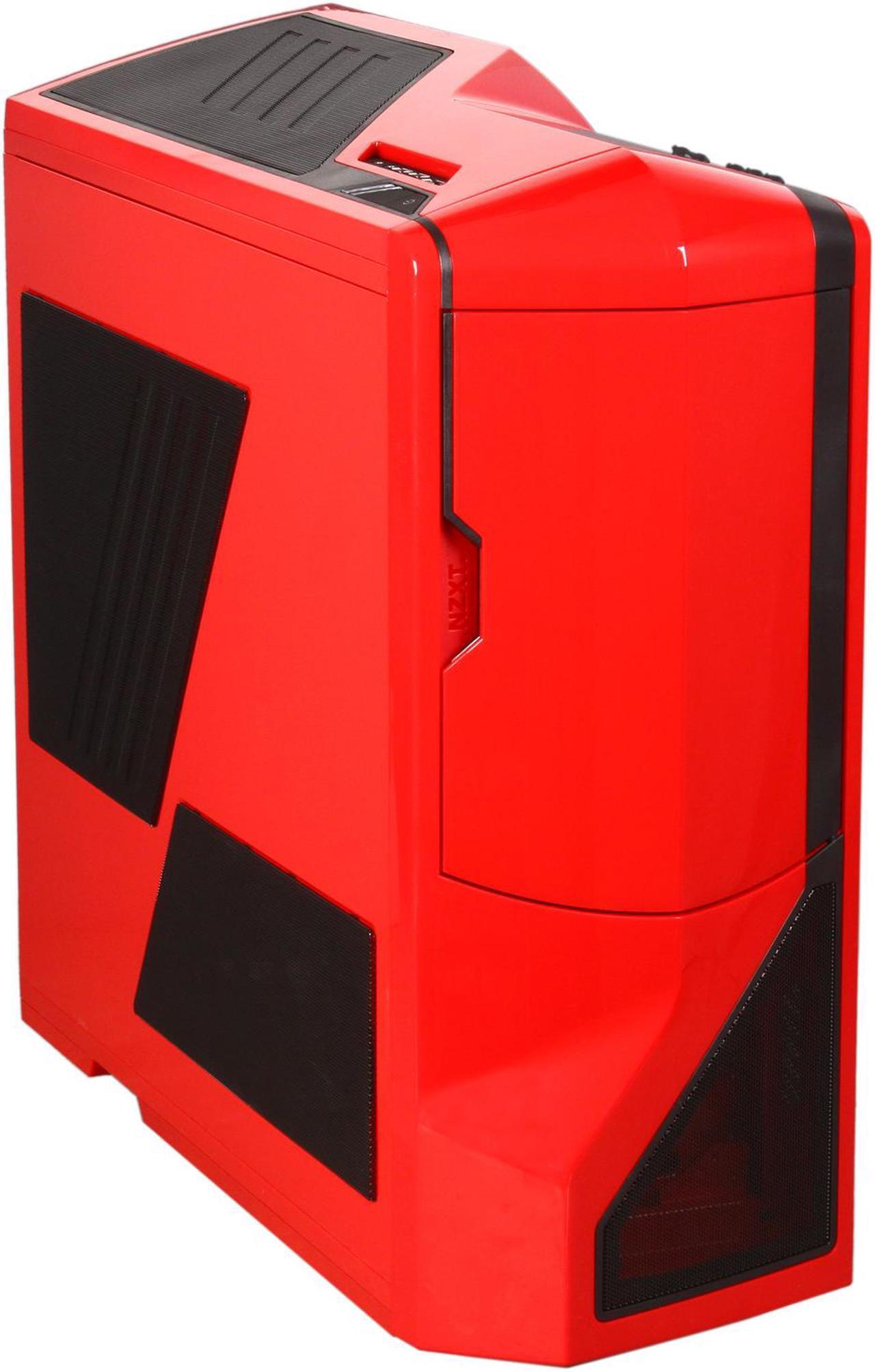 Alt view image 2 of 11 - NZXT Phantom PHAN-001RD Red Steel / Plastic Enthusiast ATX Full Tower Computer Case