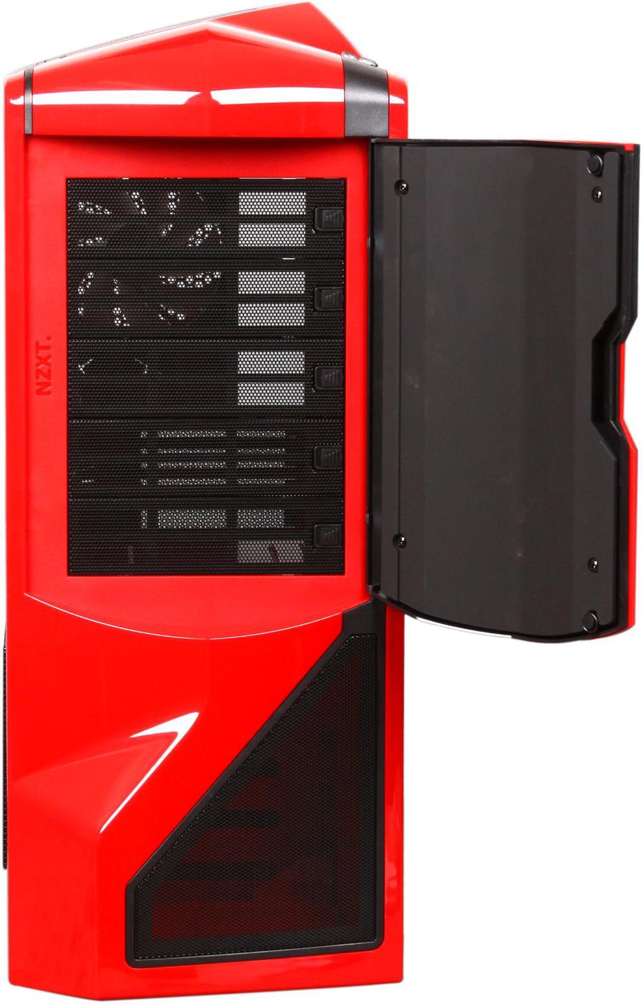 Alt view image 3 of 11 - NZXT Phantom PHAN-001RD Red Steel / Plastic Enthusiast ATX Full Tower Computer Case