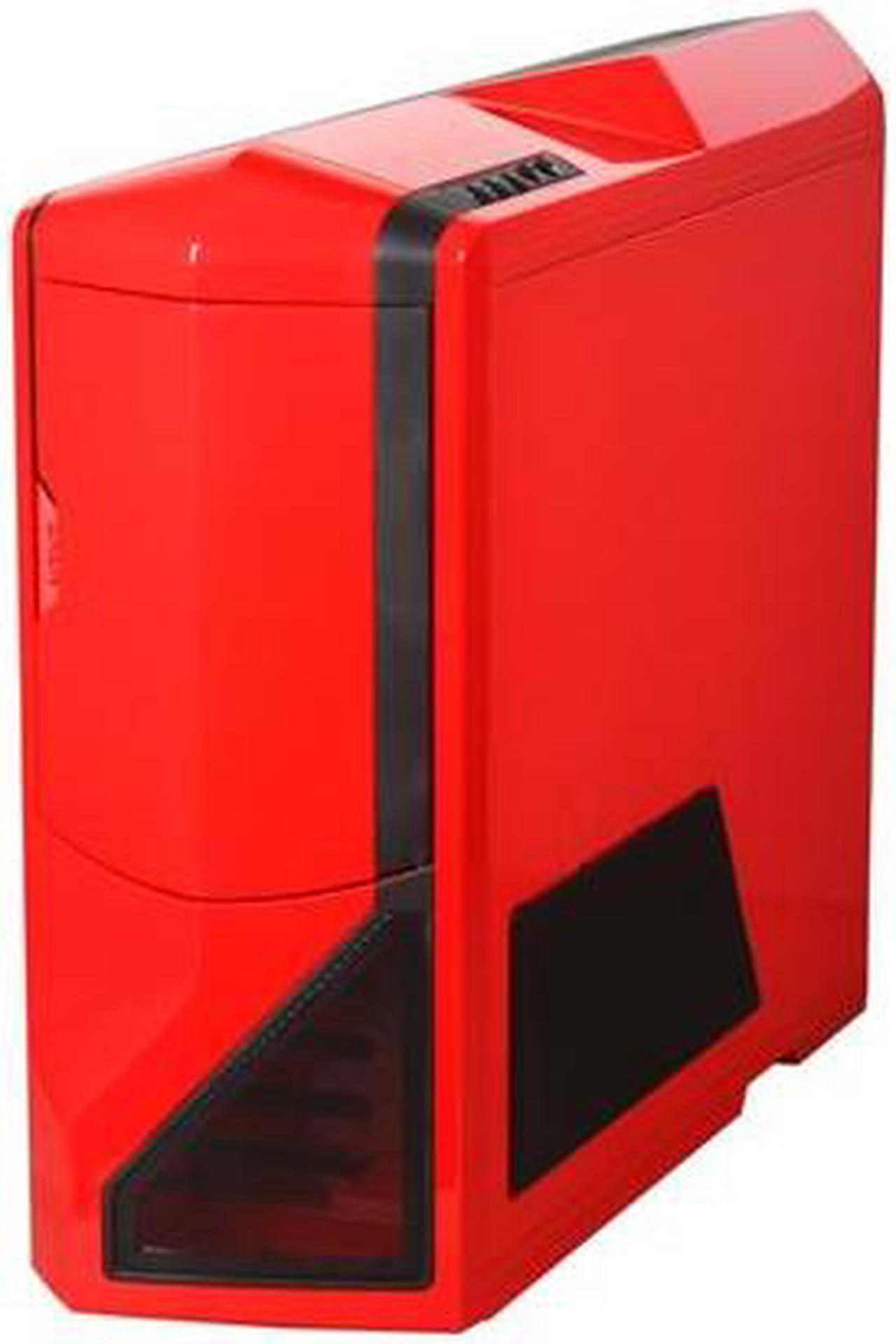 Alt view image 4 of 11 - NZXT Phantom PHAN-001RD Red Steel / Plastic Enthusiast ATX Full Tower Computer Case