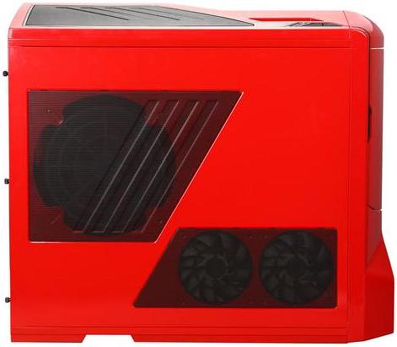Alt view image 5 of 11 - NZXT Phantom PHAN-001RD Red Steel / Plastic Enthusiast ATX Full Tower Computer Case