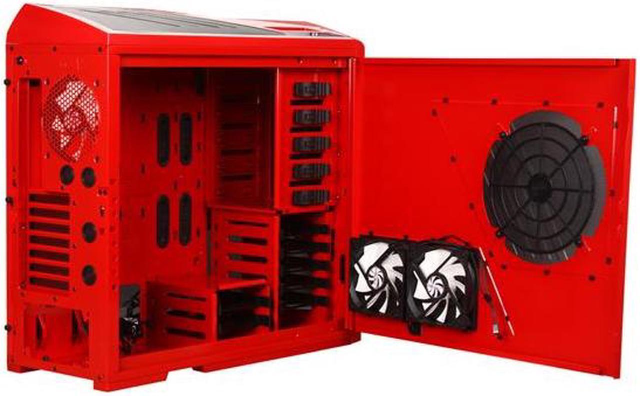 Alt view image 6 of 11 - NZXT Phantom PHAN-001RD Red Steel / Plastic Enthusiast ATX Full Tower Computer Case