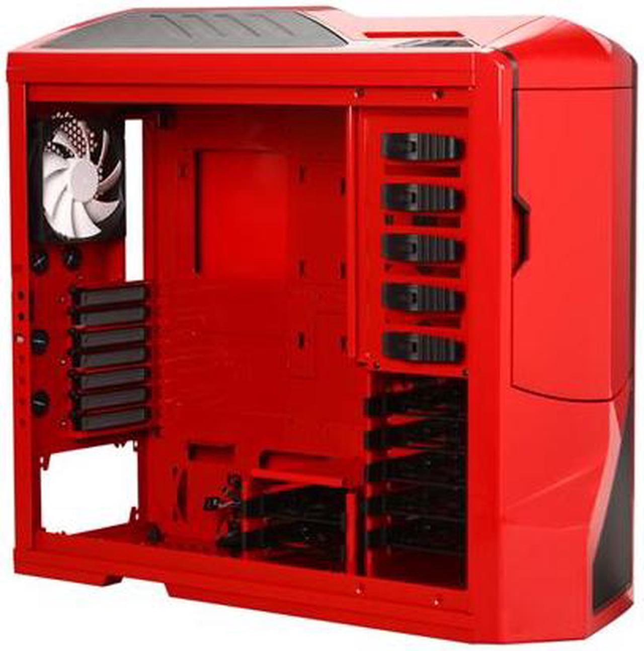 Alt view image 8 of 11 - NZXT Phantom PHAN-001RD Red Steel / Plastic Enthusiast ATX Full Tower Computer Case