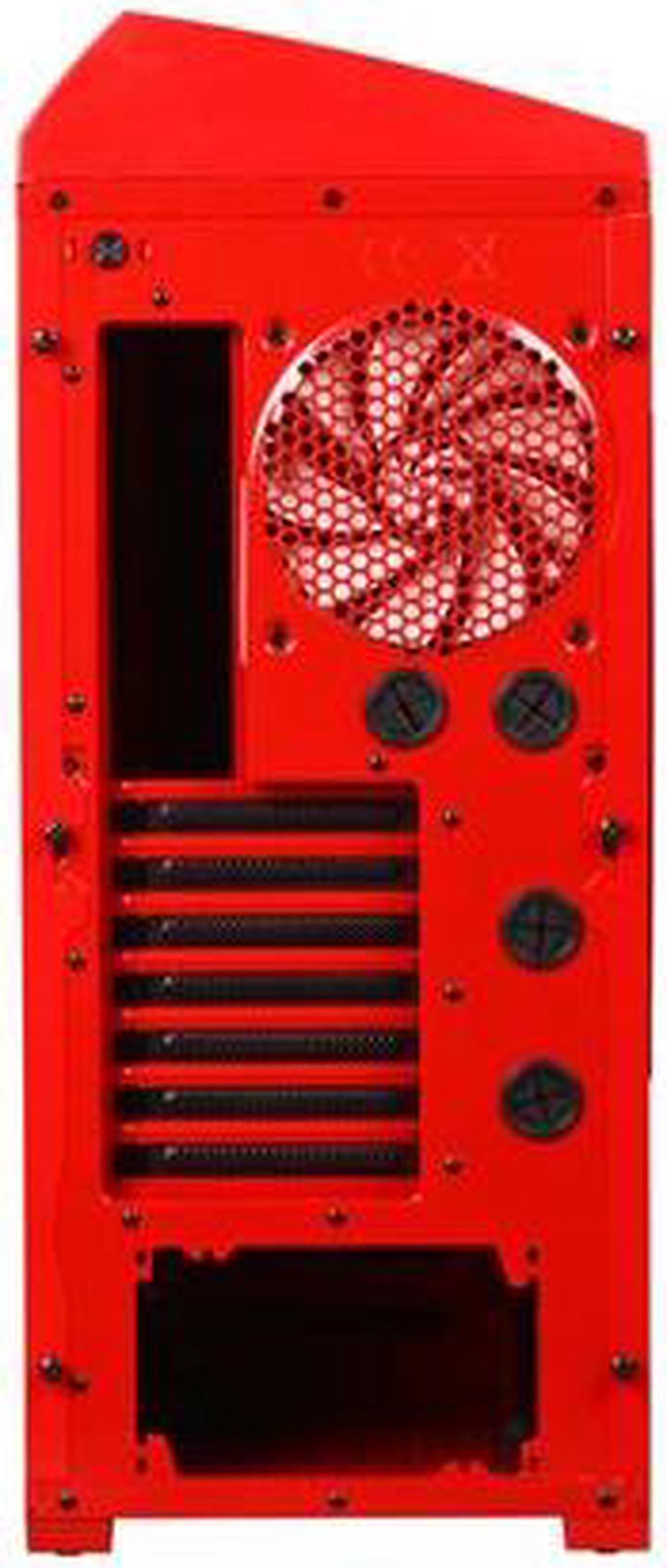 Alt view image 10 of 11 - NZXT Phantom PHAN-001RD Red Steel / Plastic Enthusiast ATX Full Tower Computer Case