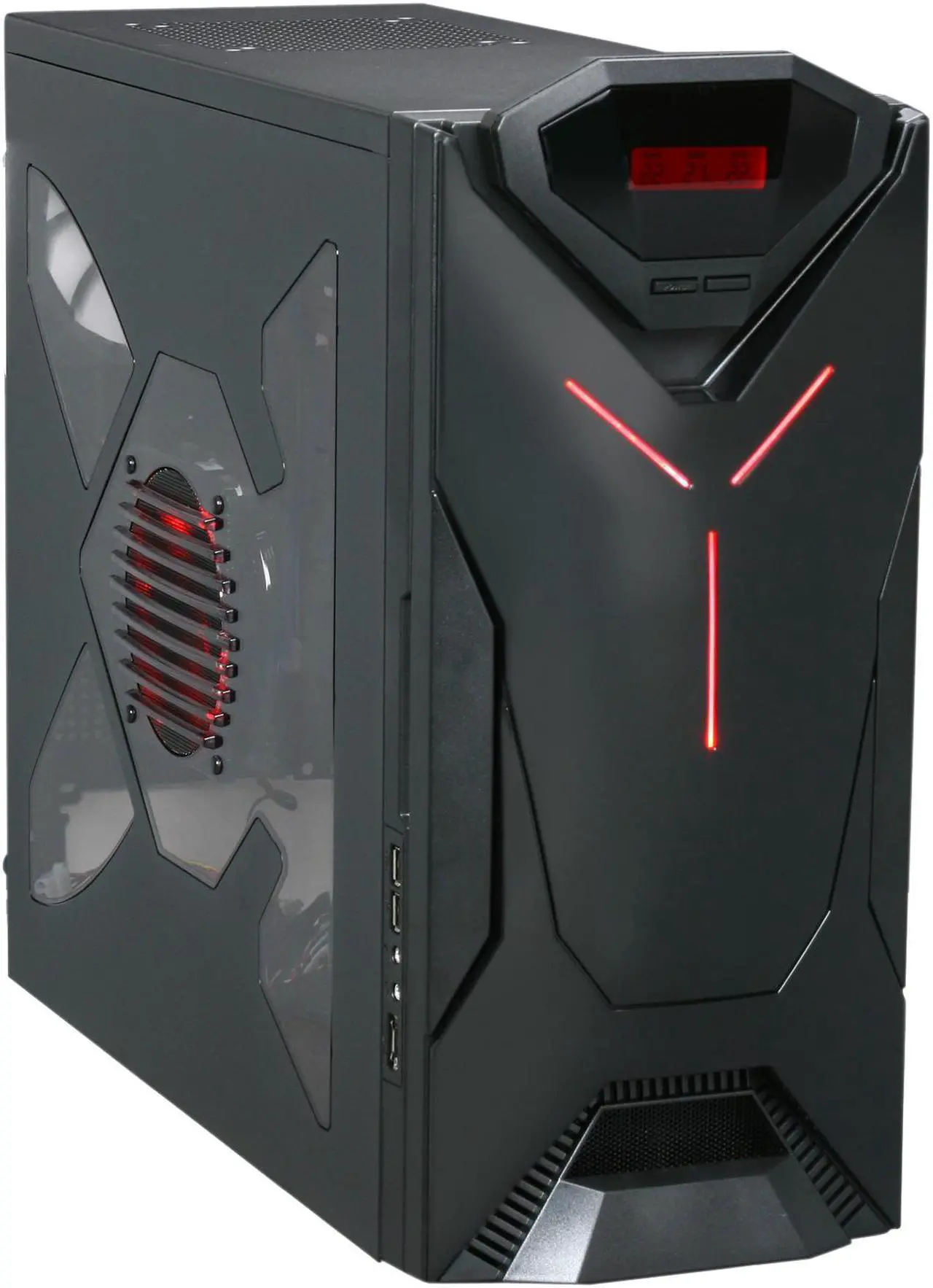 Alt view image 2 of 10 - NZXT Guardian 921 RB 921RB-001-RD Black SECC steel chassis Computer Case