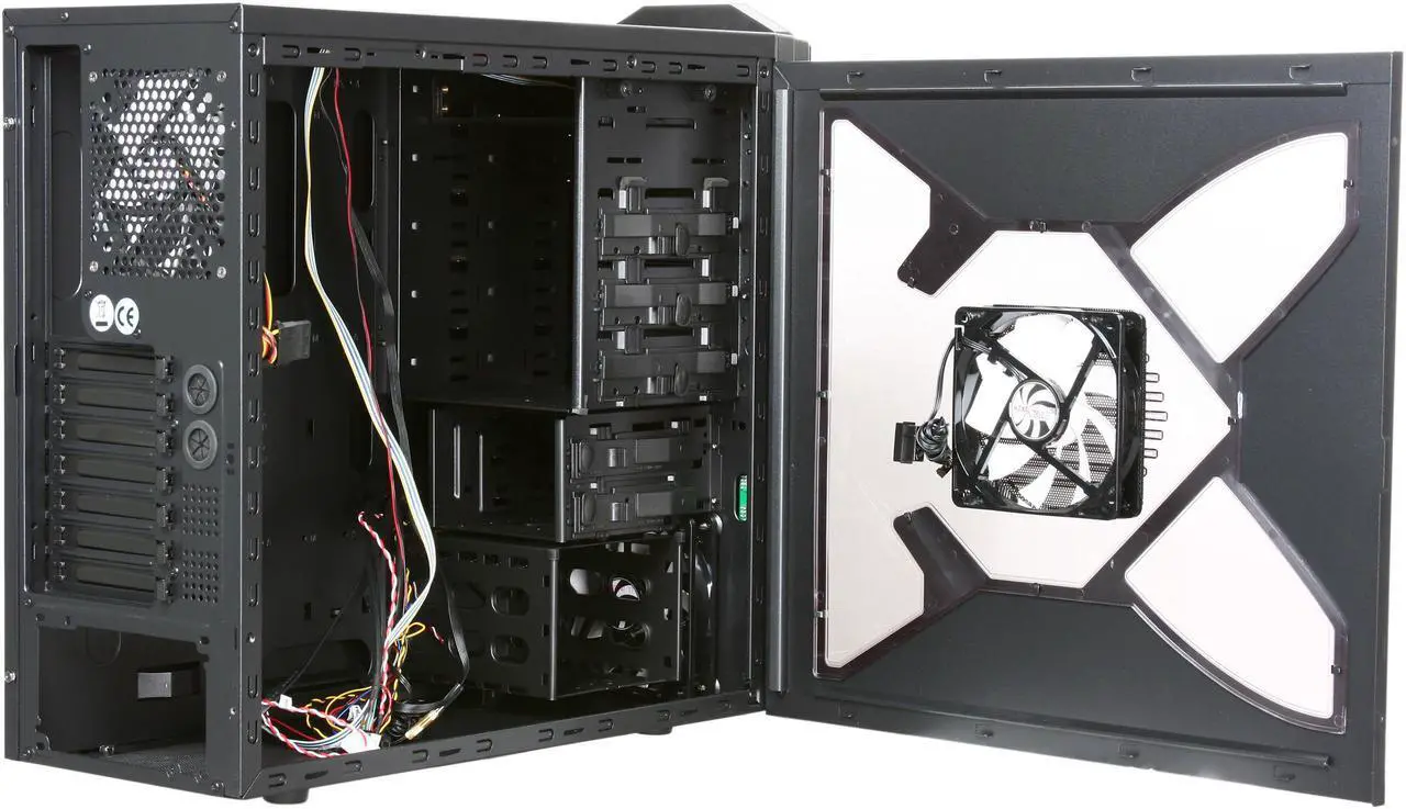 Alt view image 6 of 10 - NZXT Guardian 921 RB 921RB-001-RD Black SECC steel chassis Computer Case