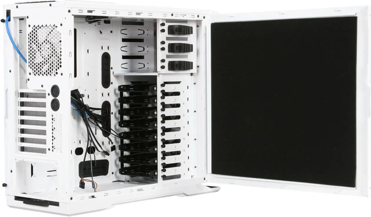 Alt view image 5 of 10 - NZXT H2 H2-001-WT White Steel / Plastic Classic Silent ATX Mid Tower Chassis
