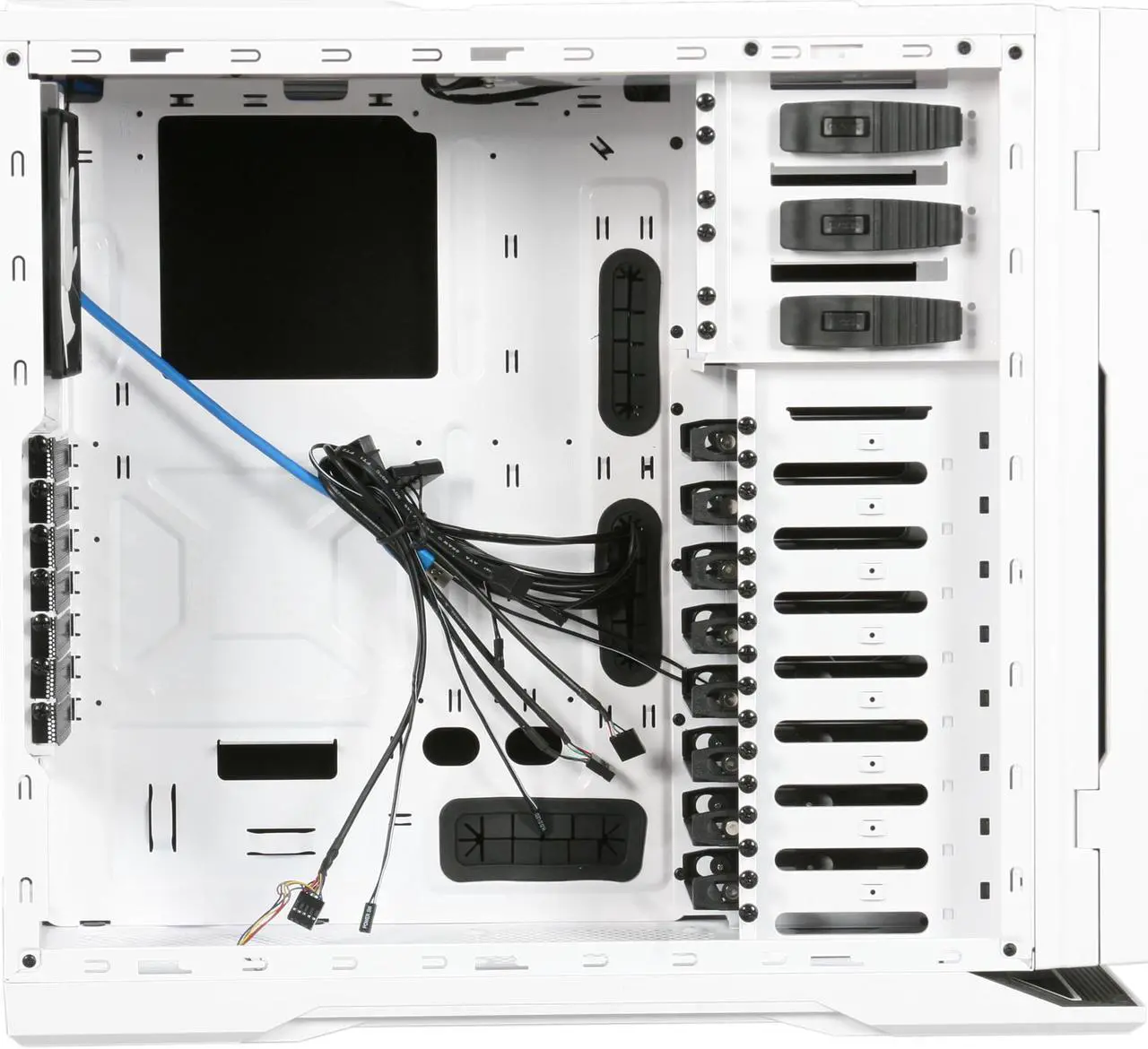Alt view image 6 of 10 - NZXT H2 H2-001-WT White Steel / Plastic Classic Silent ATX Mid Tower Chassis