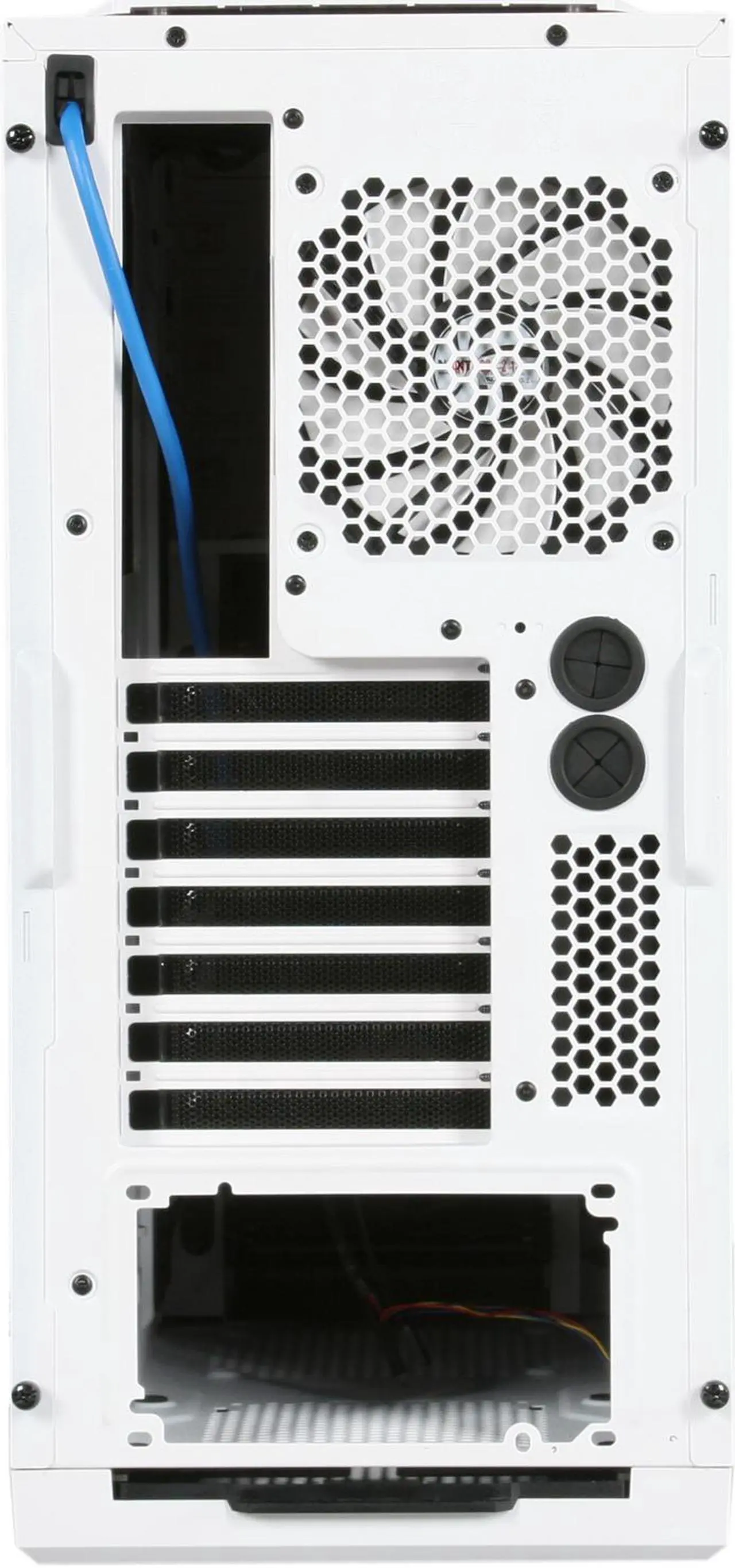 Alt view image 9 of 10 - NZXT H2 H2-001-WT White Steel / Plastic Classic Silent ATX Mid Tower Chassis