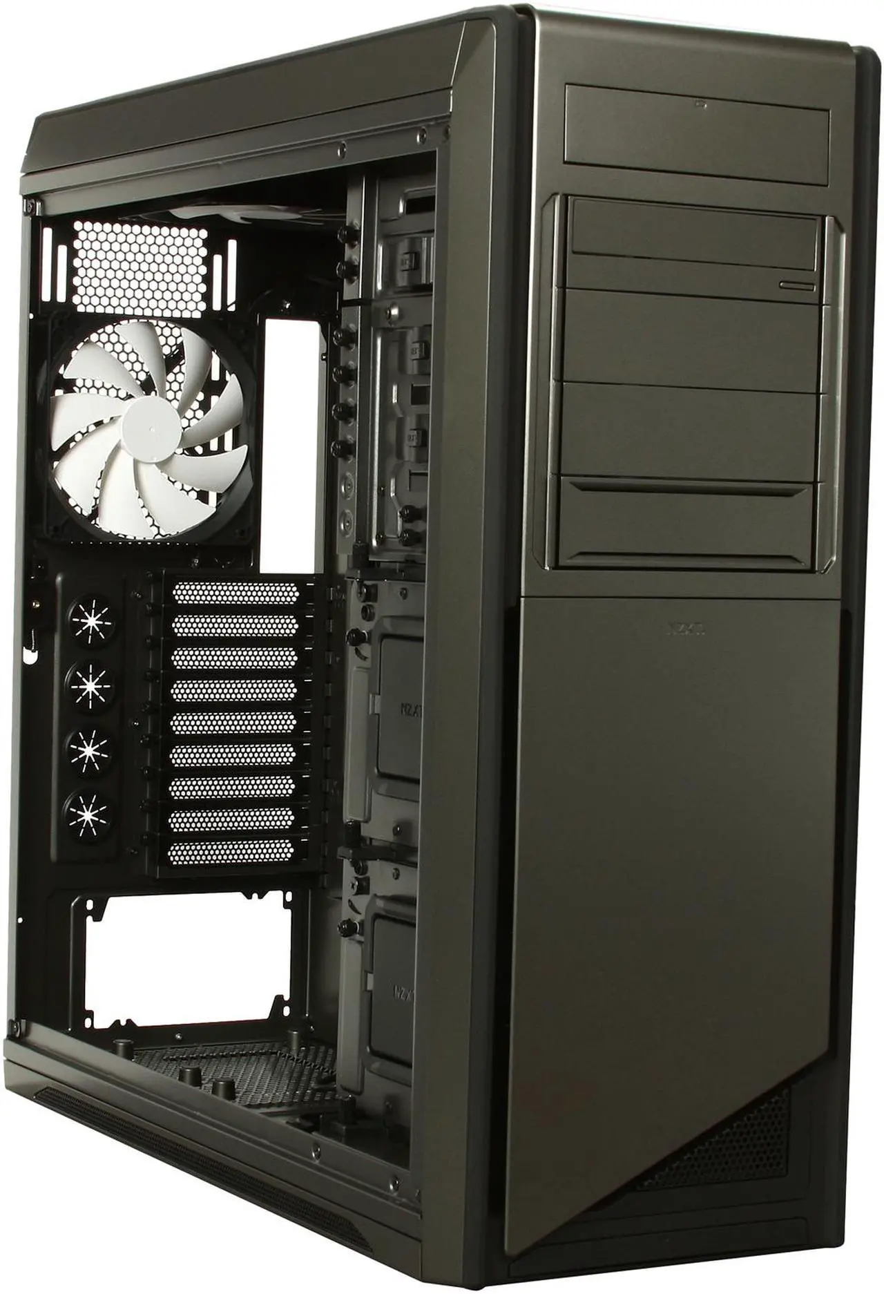 Alt view image 7 of 10 - NZXT SWITCH 810 Gun-Metal CA-SW810-G1 Steel / Plastic ATX HYBRID Full Tower Gaming Computer Case