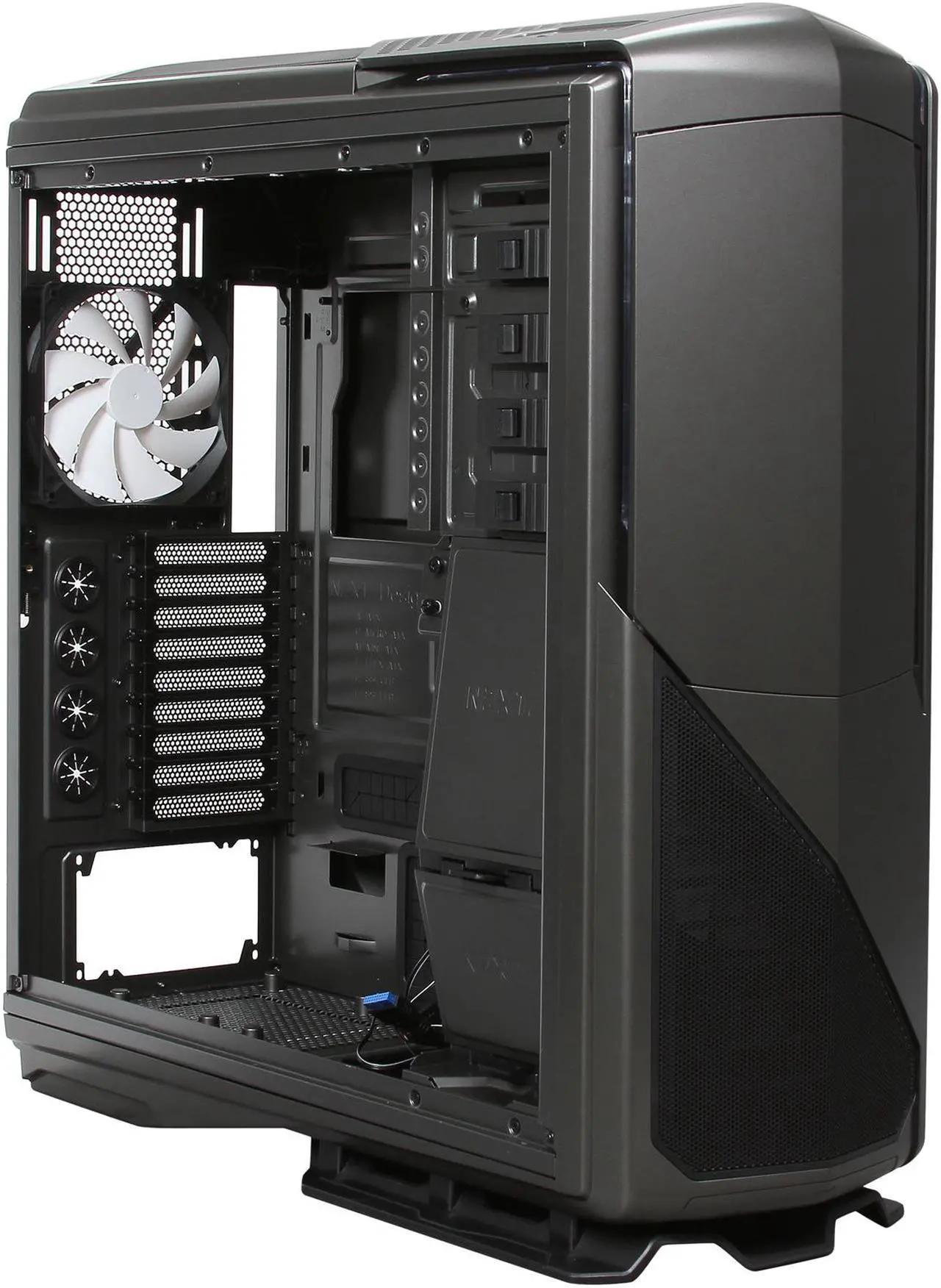 Alt view image 7 of 10 - NZXT Phantom 820 Series CA-PH820-G1 Gunmetal Steel / Plastic ATX Full Tower Computer Case