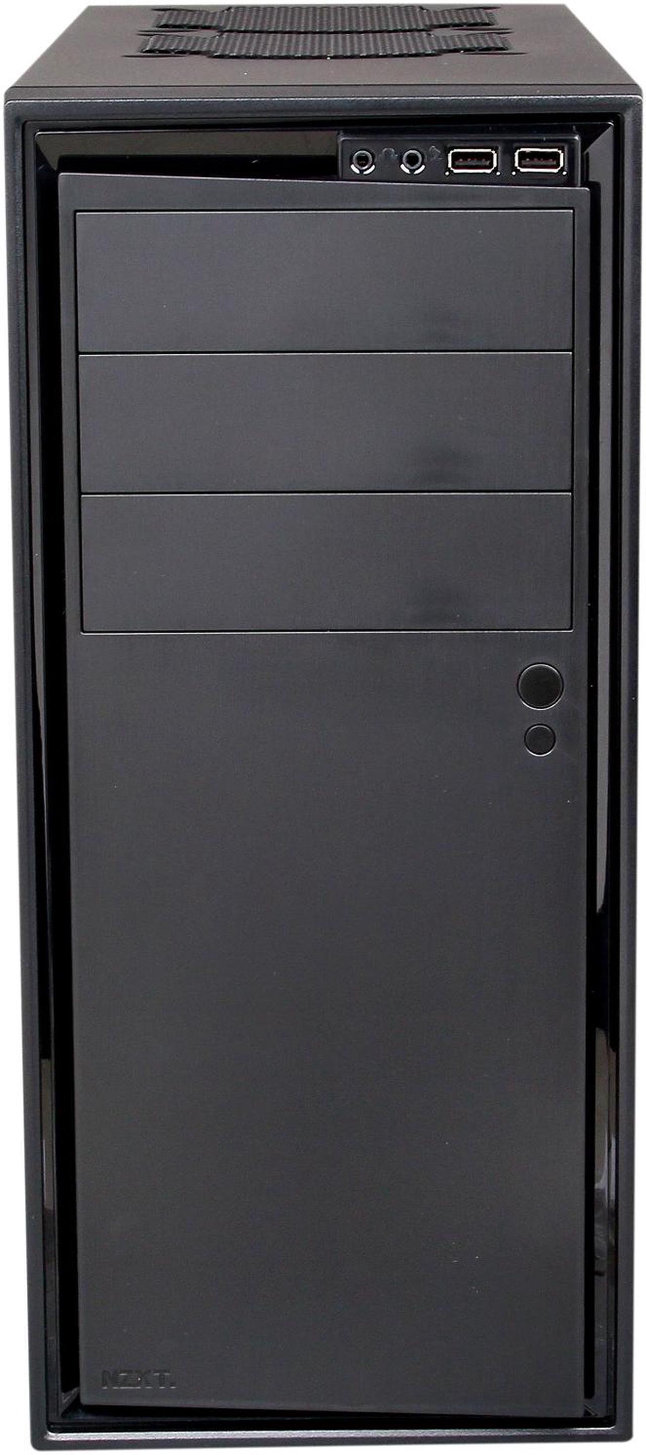 Alt view image 2 of 9 - NZXT Source 210 S210-001 Black SECC Steel, ABS Plastic ATX Mid Tower Computer Case