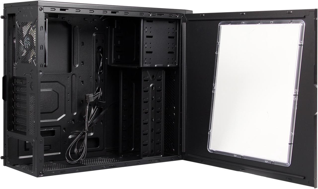 Alt view image 5 of 9 - NZXT Source 210 S210-001 Black SECC Steel, ABS Plastic ATX Mid Tower Computer Case