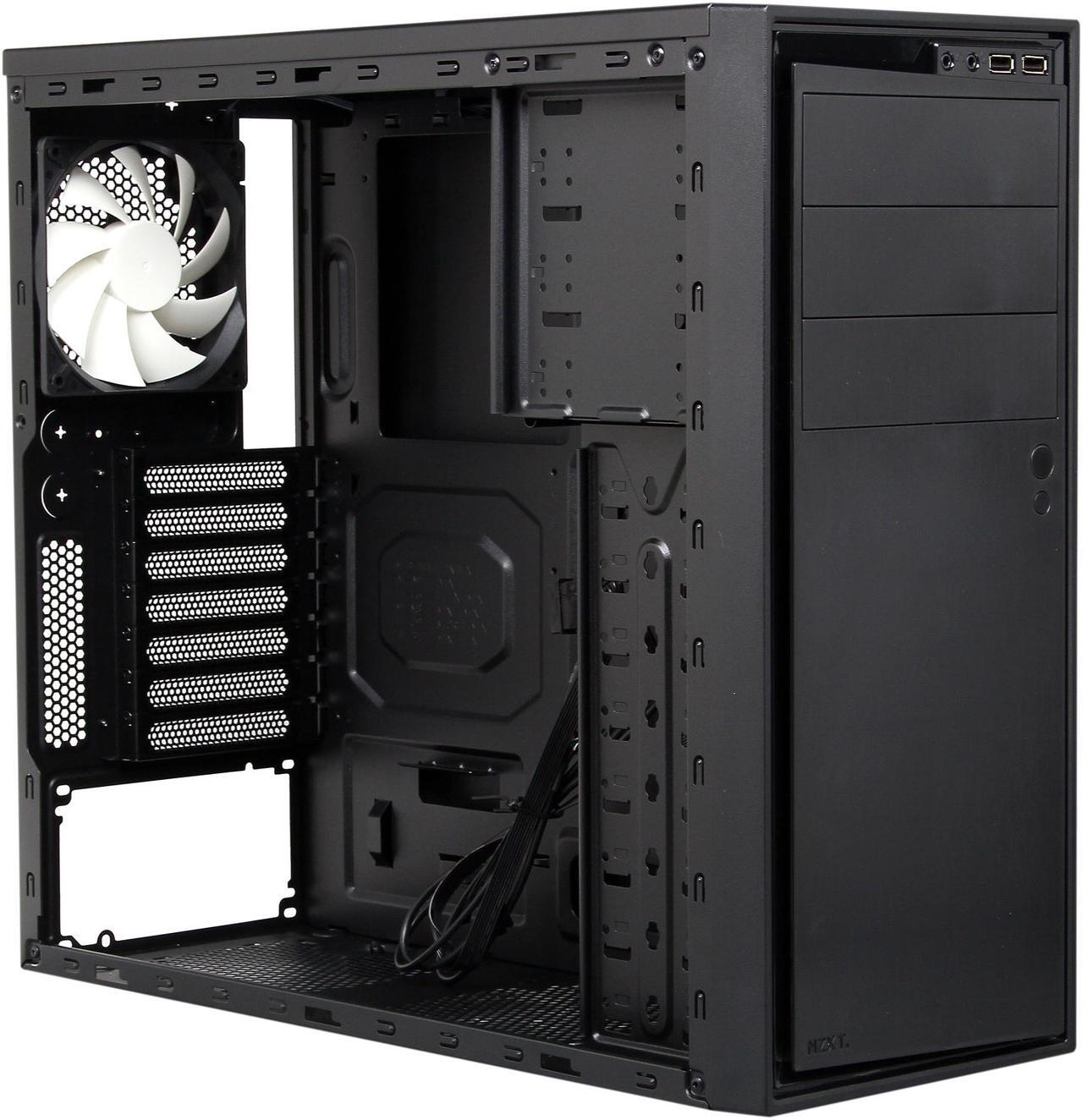 Alt view image 7 of 9 - NZXT Source 210 S210-001 Black SECC Steel, ABS Plastic ATX Mid Tower Computer Case