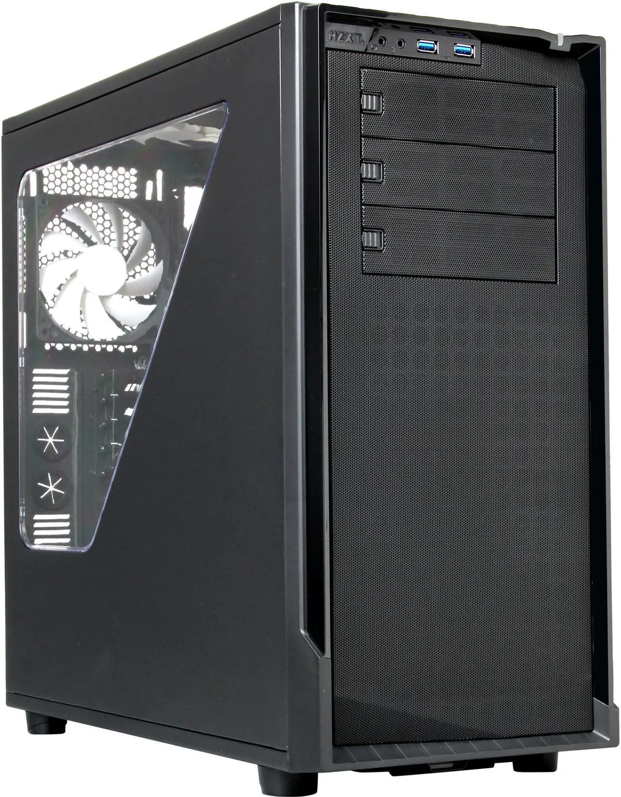 Main image of NZXT Source 530 RB-CA-SO530-M1 Matte Black Steel / Plastic ATX Full Tower Computer Case
