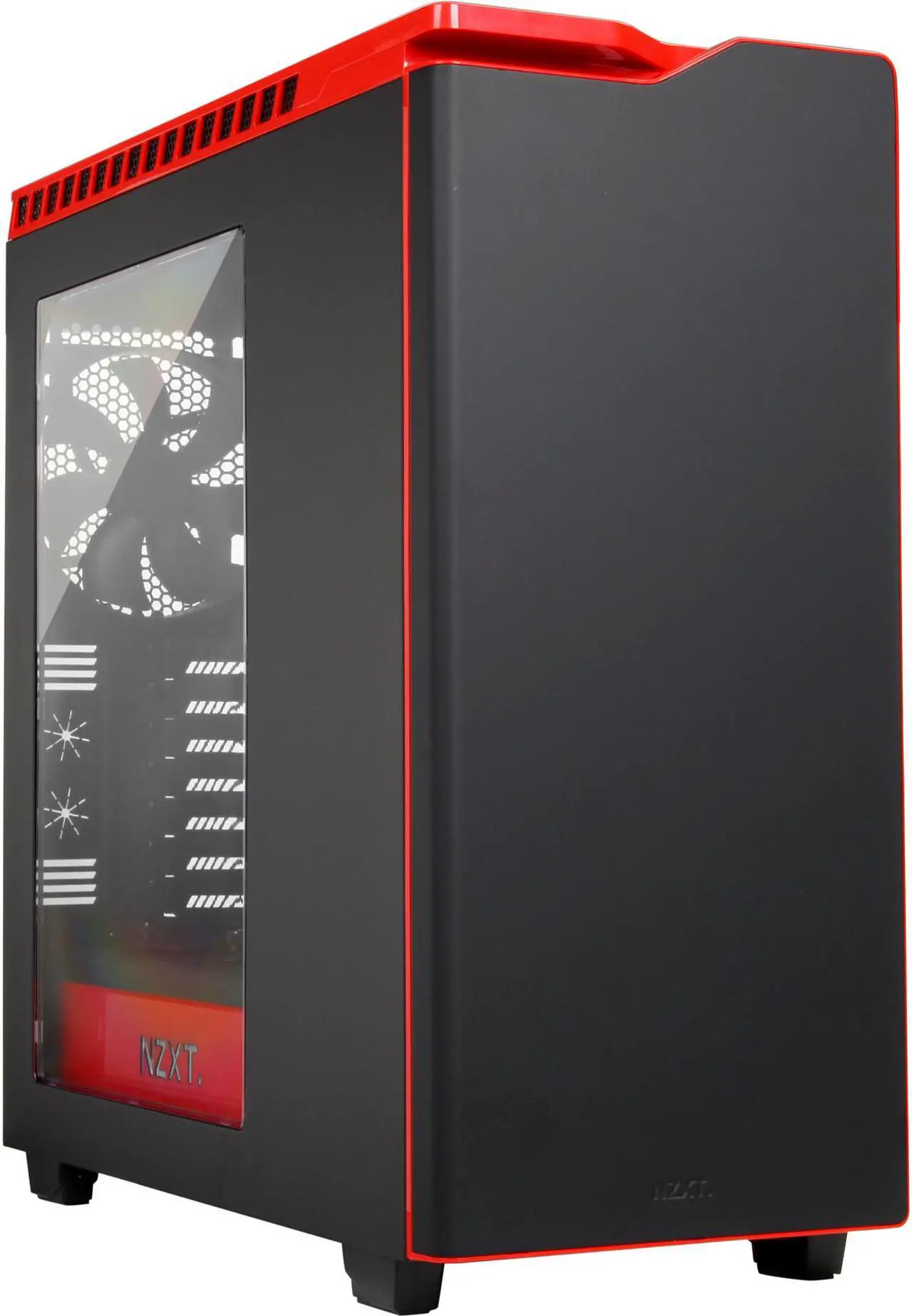 Main image of NZXT RB-CA-H440W-M1 Black / Red Steel / Plastic ATX Mid Tower Computer Case