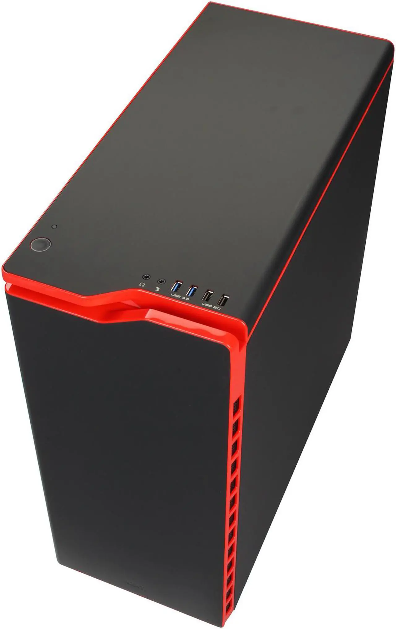 Alt view image 8 of 10 - NZXT RB-CA-H440W-M1 Black / Red Steel / Plastic ATX Mid Tower Computer Case