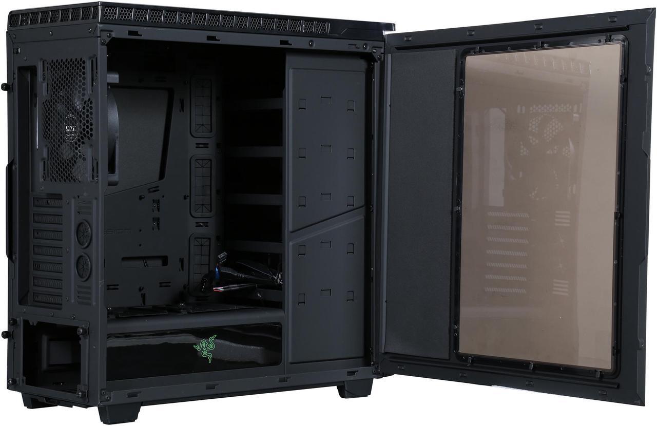 Alt view image 6 of 9 - NZXT H440 Razer Steel Mid Tower Case