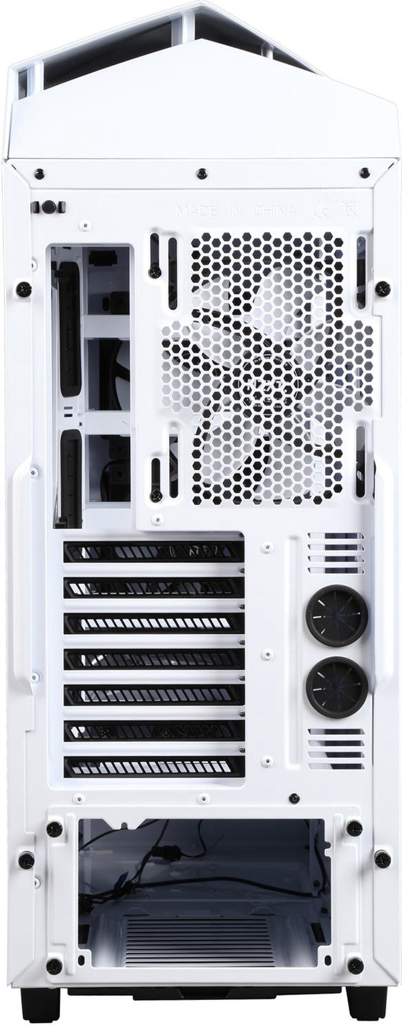 Alt view image 10 of 12 - NEW NZXT Noctis 450 Mid Tower Case. Next Generation 5.25-less Design. PWM Fan Hub, Include 4 x 2nd Gen FNv2 Fans, High-End WC support, USB3.0,Glossy White/Blue LED
