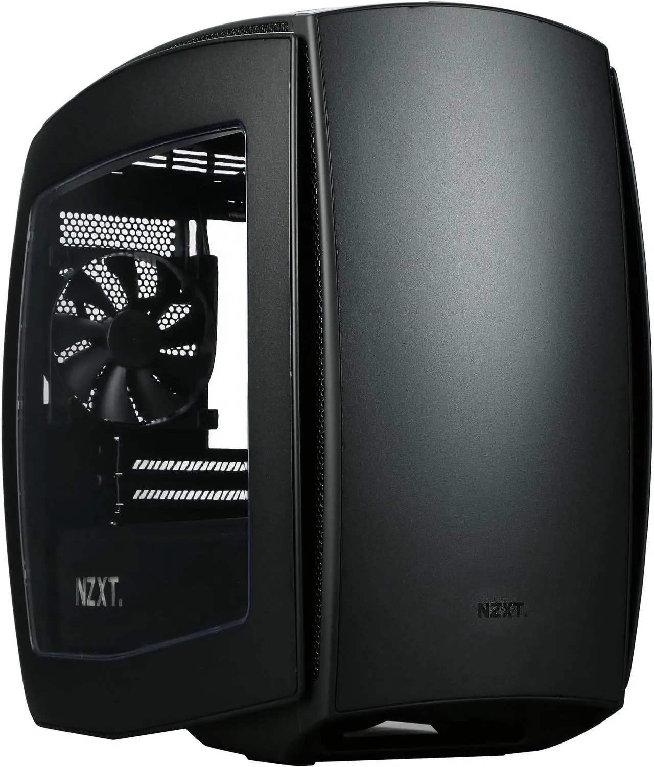 Main image of NZXT Manta, Matte Black, All Steel, Mini-ITX Computer Case