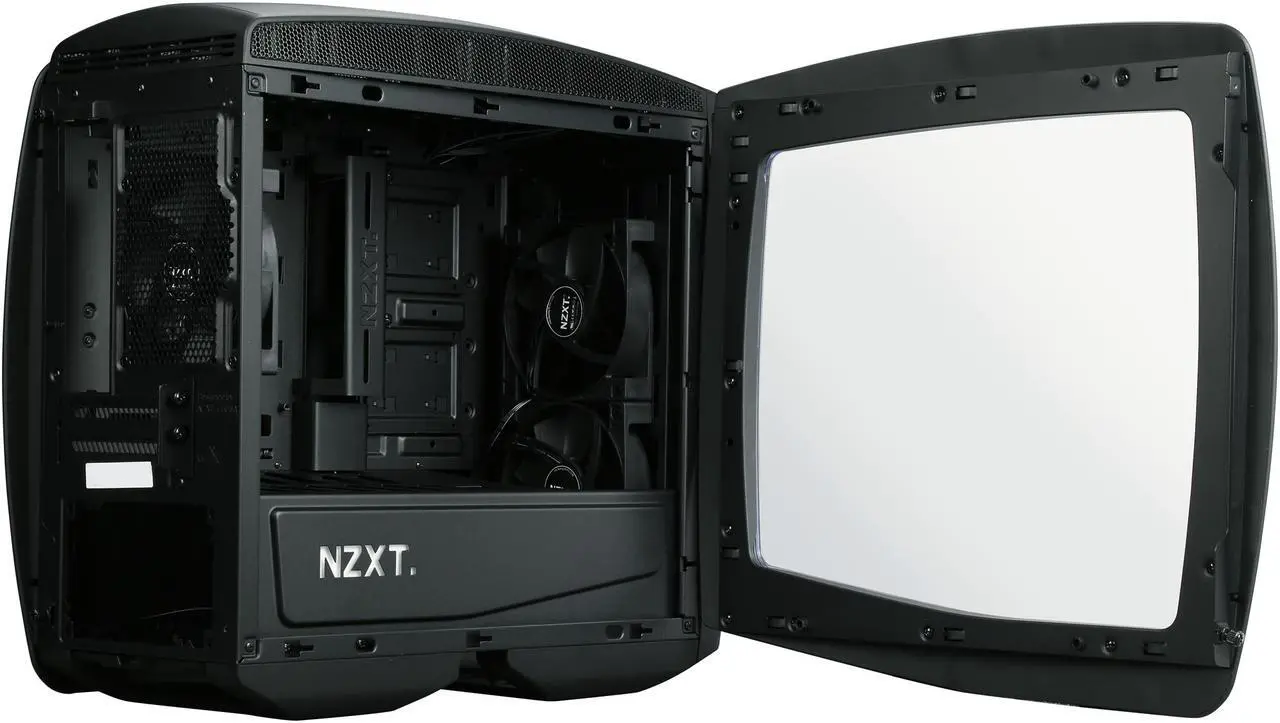 Alt view image 7 of 10 - NZXT Manta, Matte Black, All Steel, Mini-ITX Computer Case