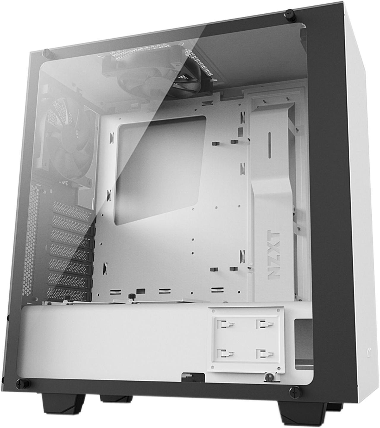 Main image of NZXT S340 Elite Matte White Steel/Tempered Glass ATX Mid Tower Case