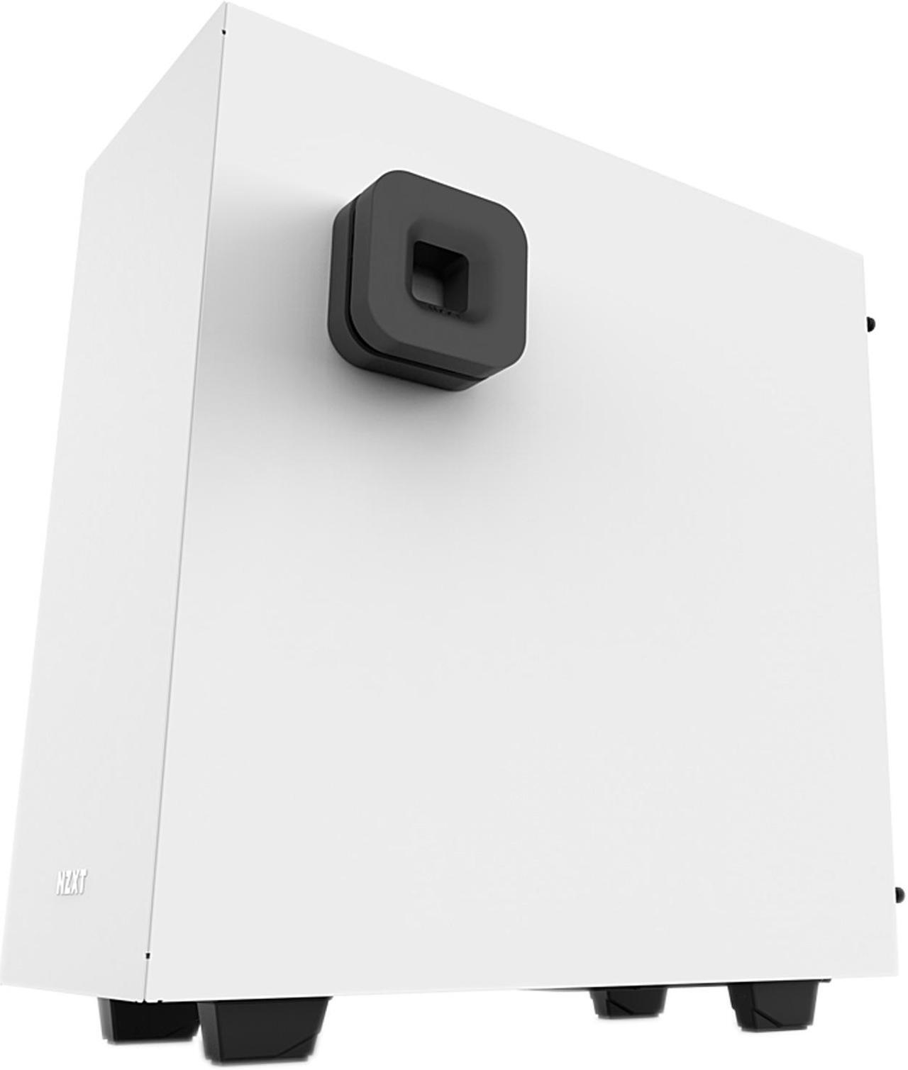 Alt view image 9 of 8 - NZXT S340 Elite Matte White Steel/Tempered Glass ATX Mid Tower Case