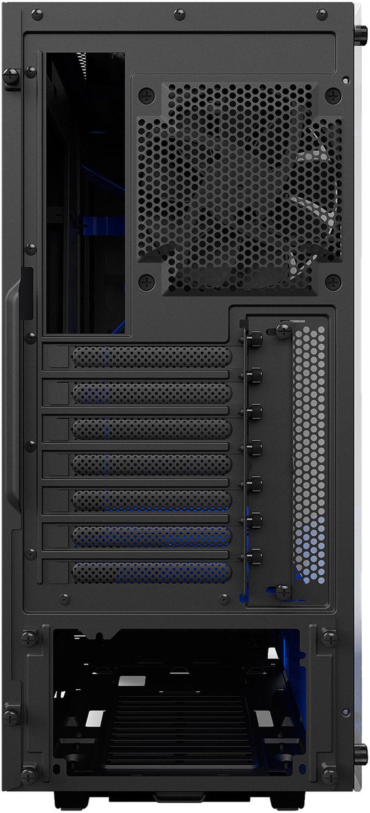 Alt view image 12 of 11 - NZXT S340 Elite CA-S340W-B5 Black / Blue Tempered glass side panel, Steel, ABS plastic ATX Mid Tower Computer Case