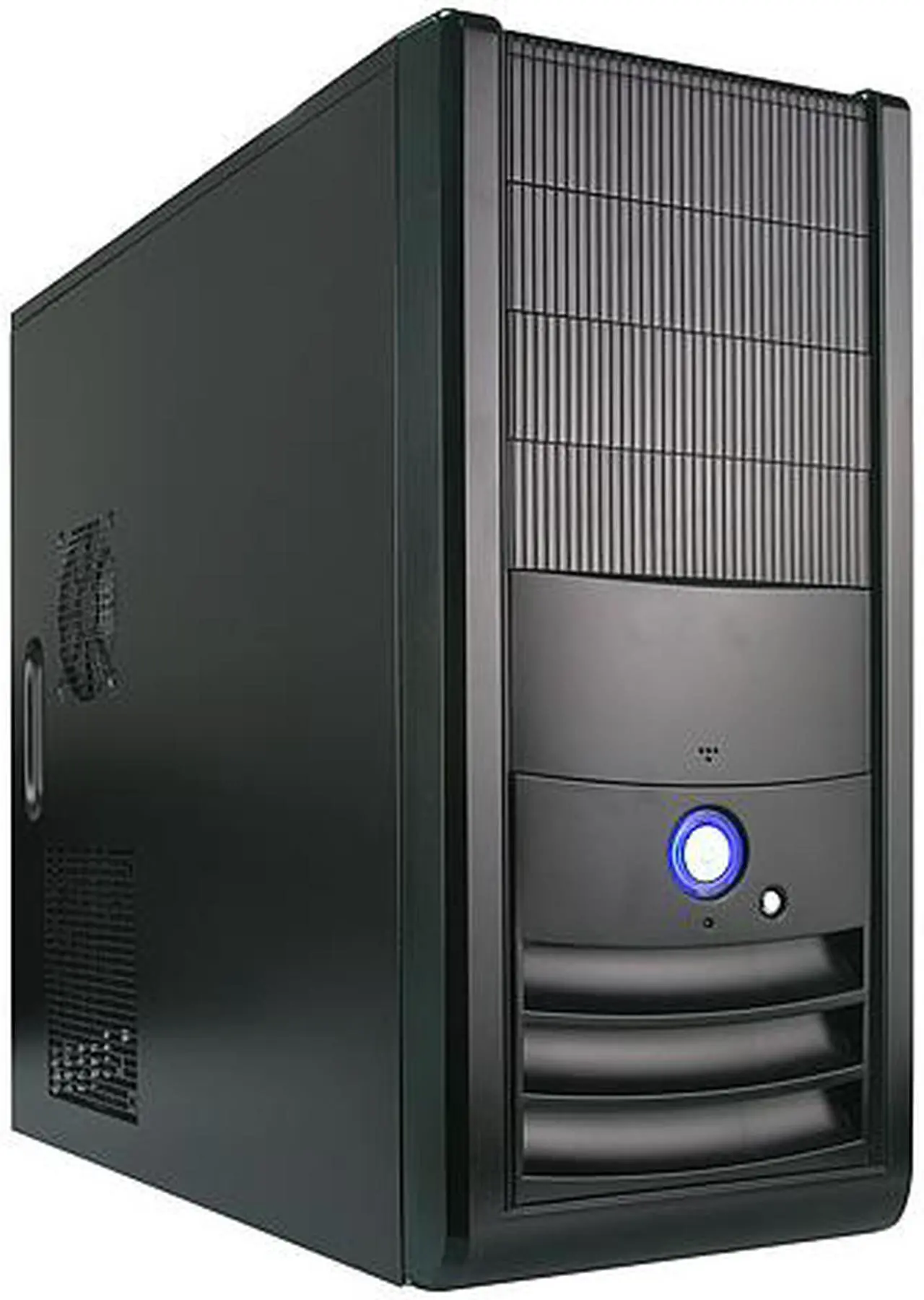 Main image of Rosewill R5717-P BK 120mm Fan ATX Mid Tower Computer Case,with mesh air filters,adjustable vents & Tool-Free kits