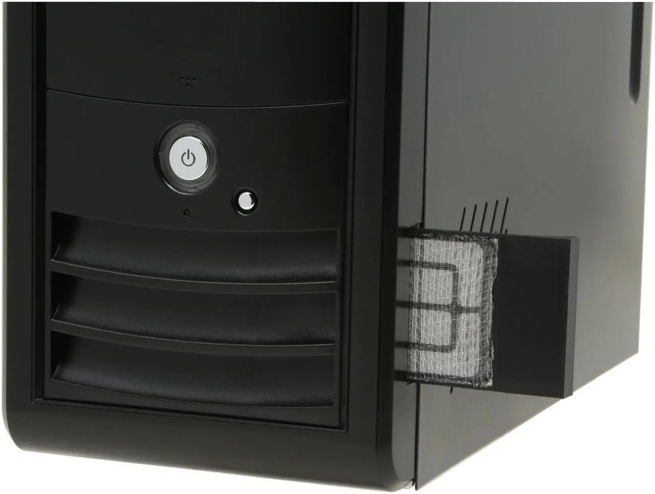 Alt view image 8 of 15 - Rosewill R5717-P BK 120mm Fan ATX Mid Tower Computer Case,with mesh air filters,adjustable vents & Tool-Free kits