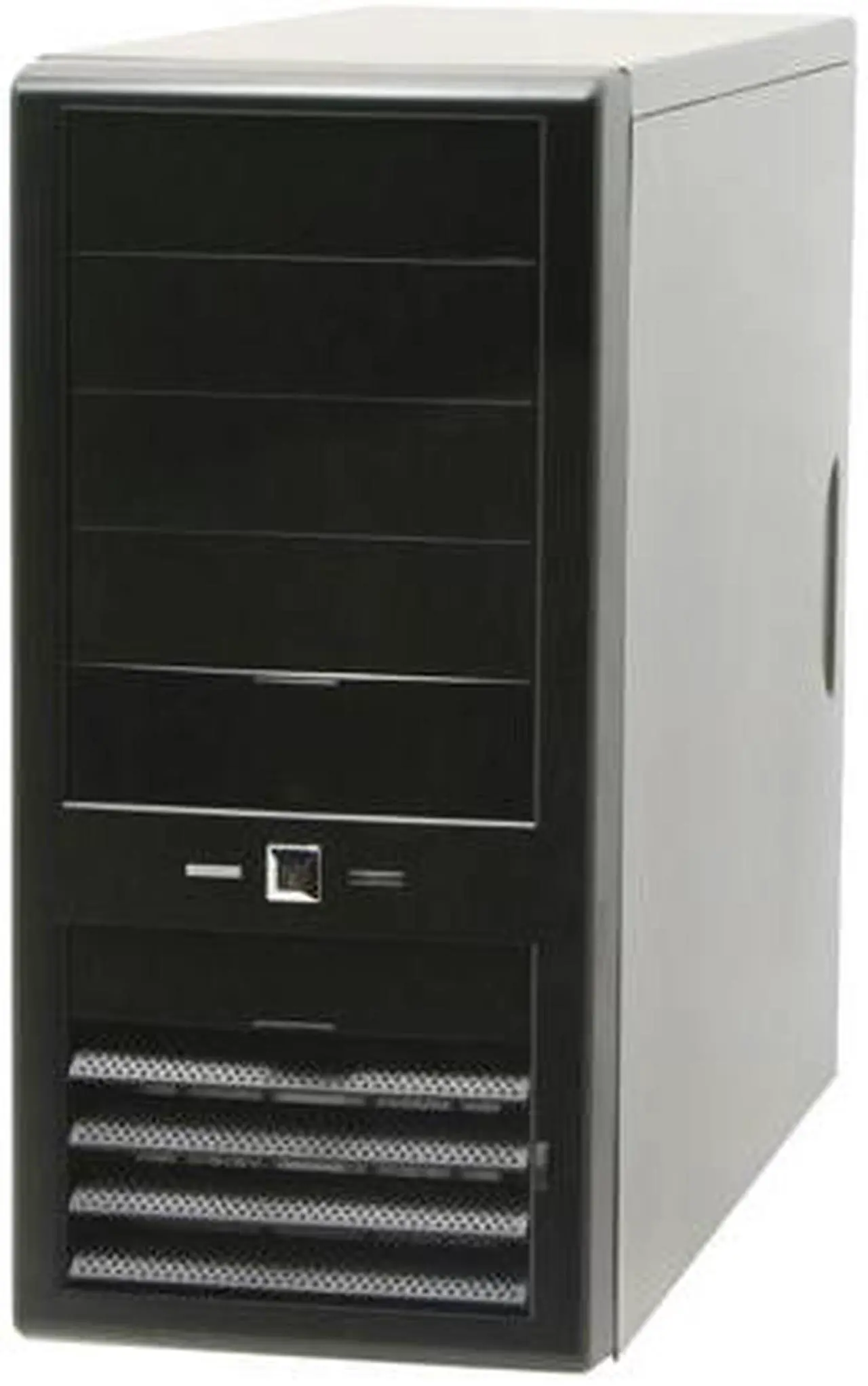 Alt view image 2 of 12 - Rosewill R604-P BK 120mm Fan ATX Mid Tower Computer Case,with mesh air filters,adjustable vents & Tool-Free kits