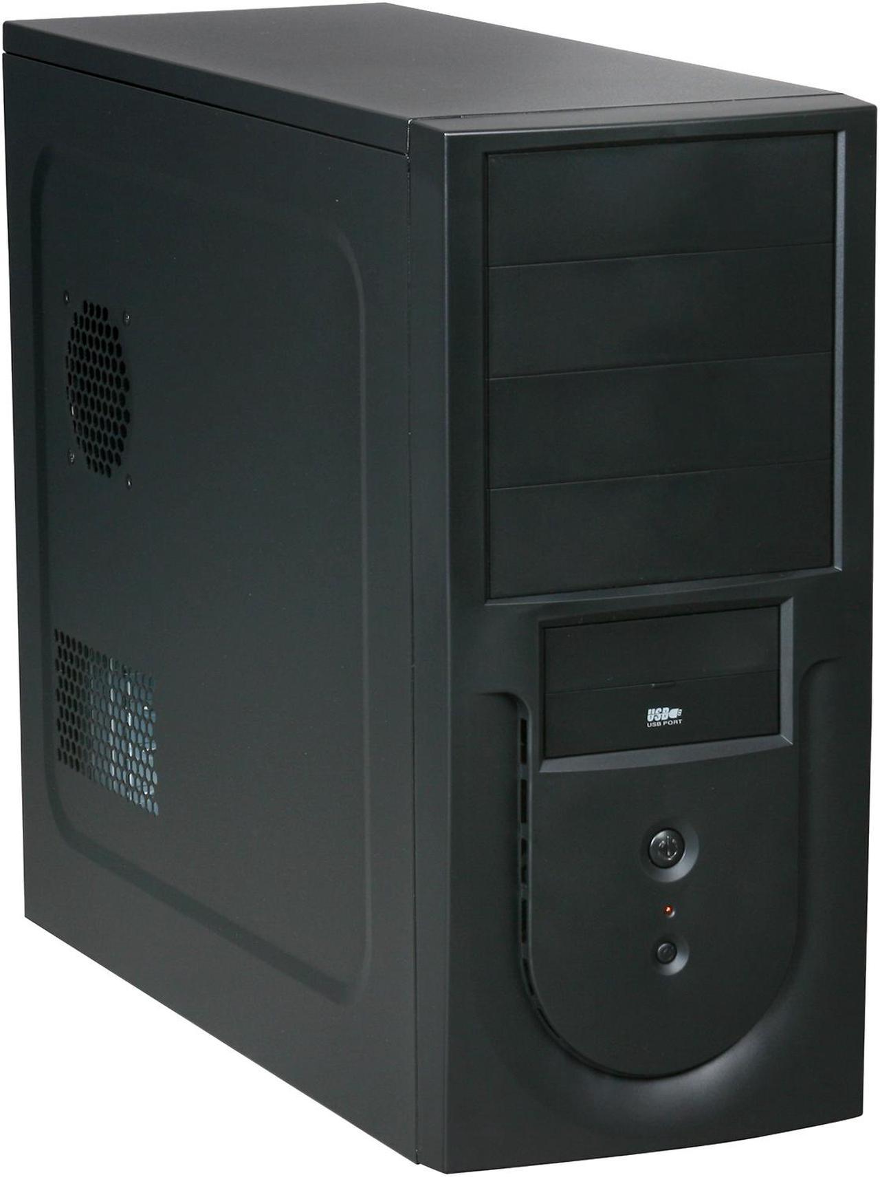 Rosewill R218-P-BK Black SECC Steel ATX Mid Tower Computer Case