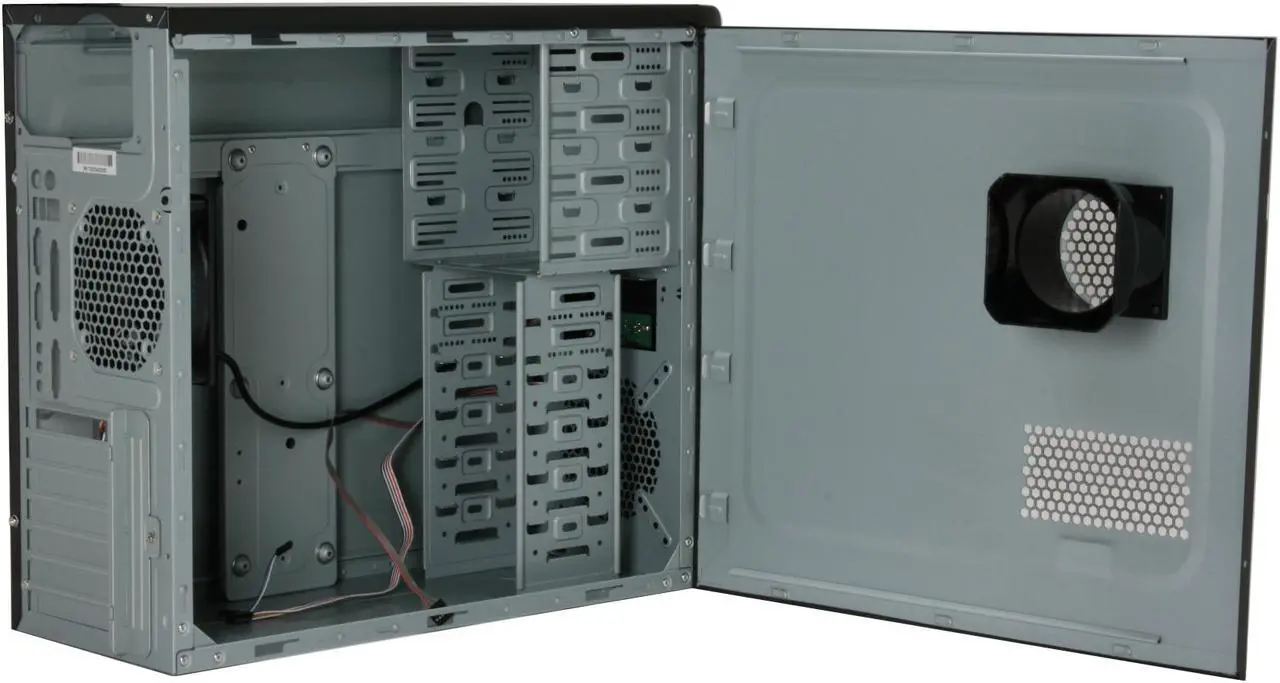 Alt view image 9 of 14 - Rosewill R220-P-BK Black SECC Steel ATX Mid Tower Computer Case