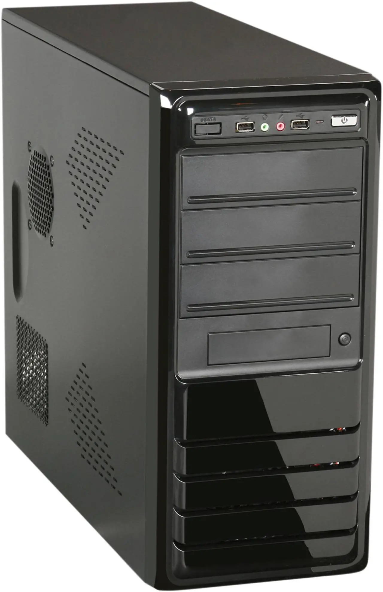Main image of Rosewill R519-BK - Black ATX Mid Tower Computer Case with 500W Power Supply