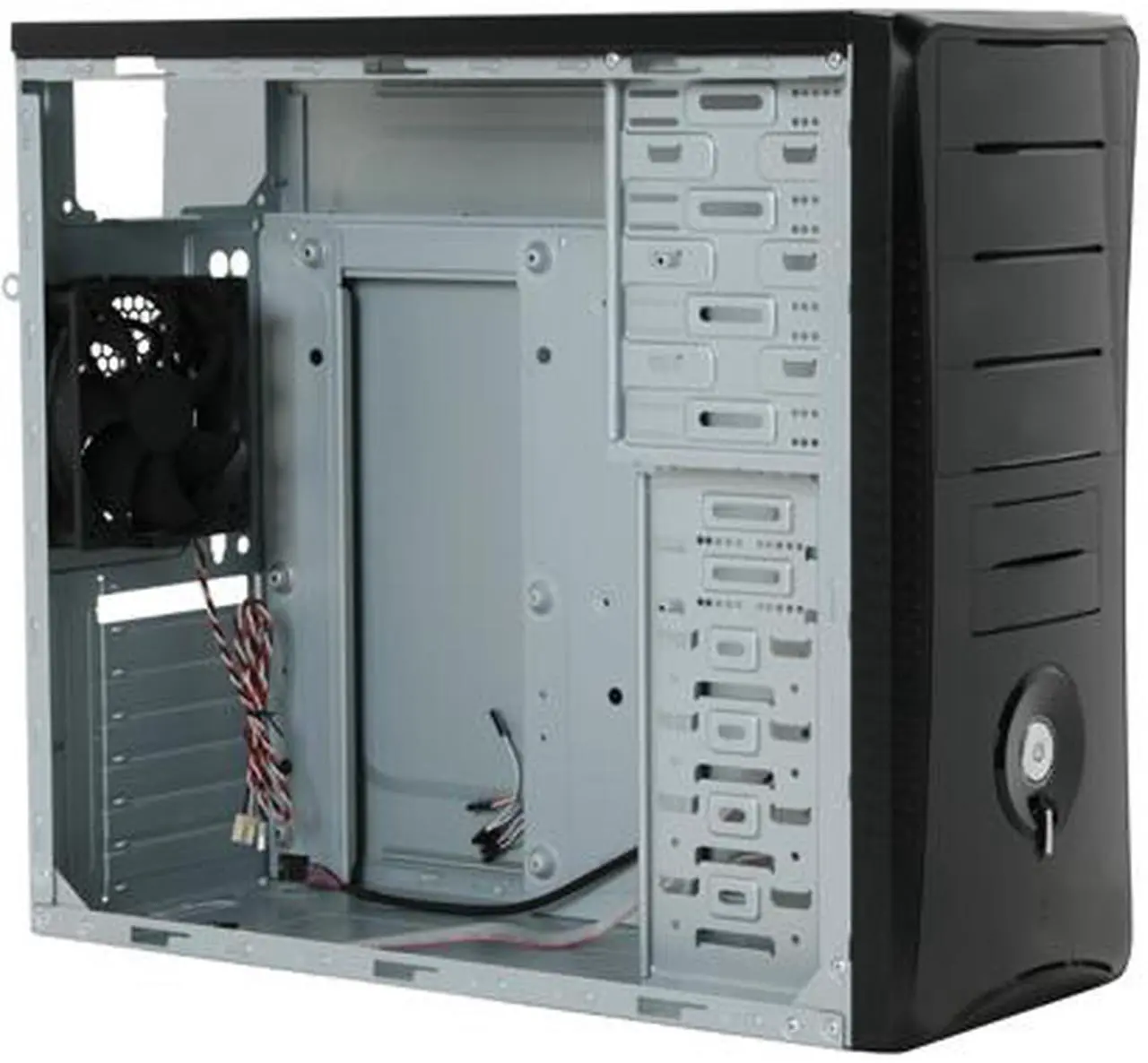 Alt view image 10 of 11 - Rosewill R226-P-BK 120mm Fan ATX Mid Tower Computer Case
