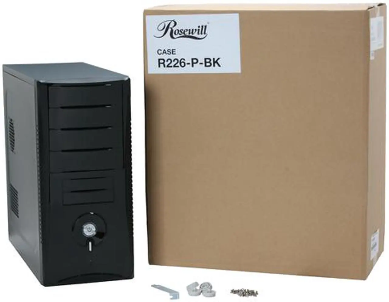 Alt view image 11 of 11 - Rosewill R226-P-BK 120mm Fan ATX Mid Tower Computer Case
