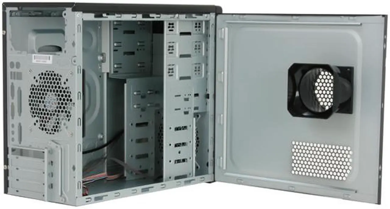 Alt view image 11 of 12 - Rosewill R101-P-BK 120mm Fan MicroATX Mid Tower Computer Case