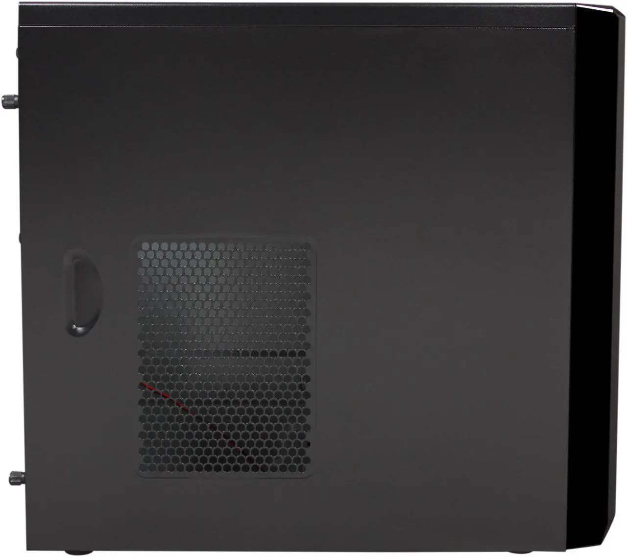 Alt view image 6 of 11 - Rosewill RANGER-M Dual-Fan Micro ATX Mini Tower Gaming Computer Case with Blue LED Lighting