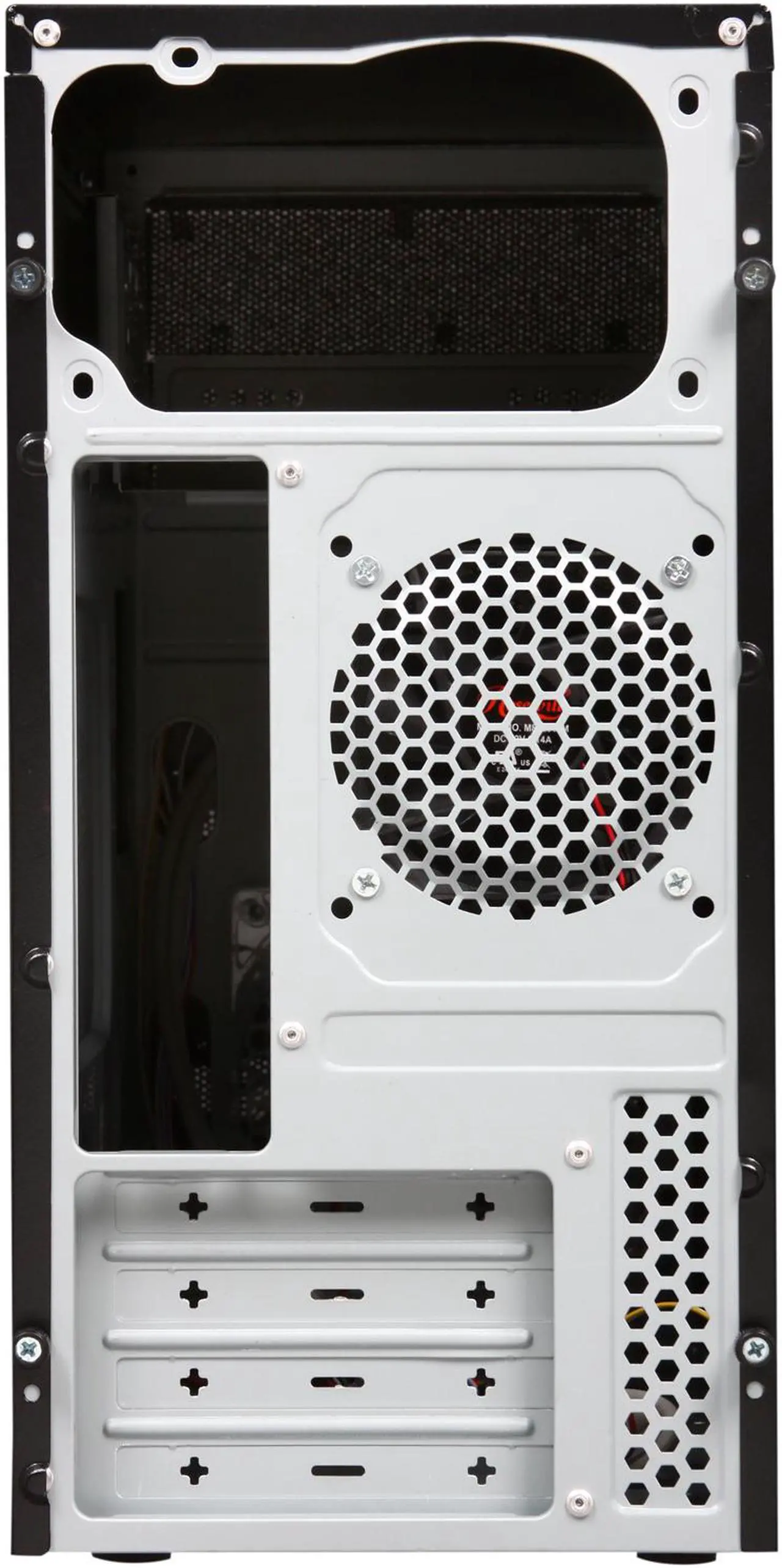 Alt view image 10 of 11 - Rosewill RANGER-M Dual-Fan Micro ATX Mini Tower Gaming Computer Case with Blue LED Lighting