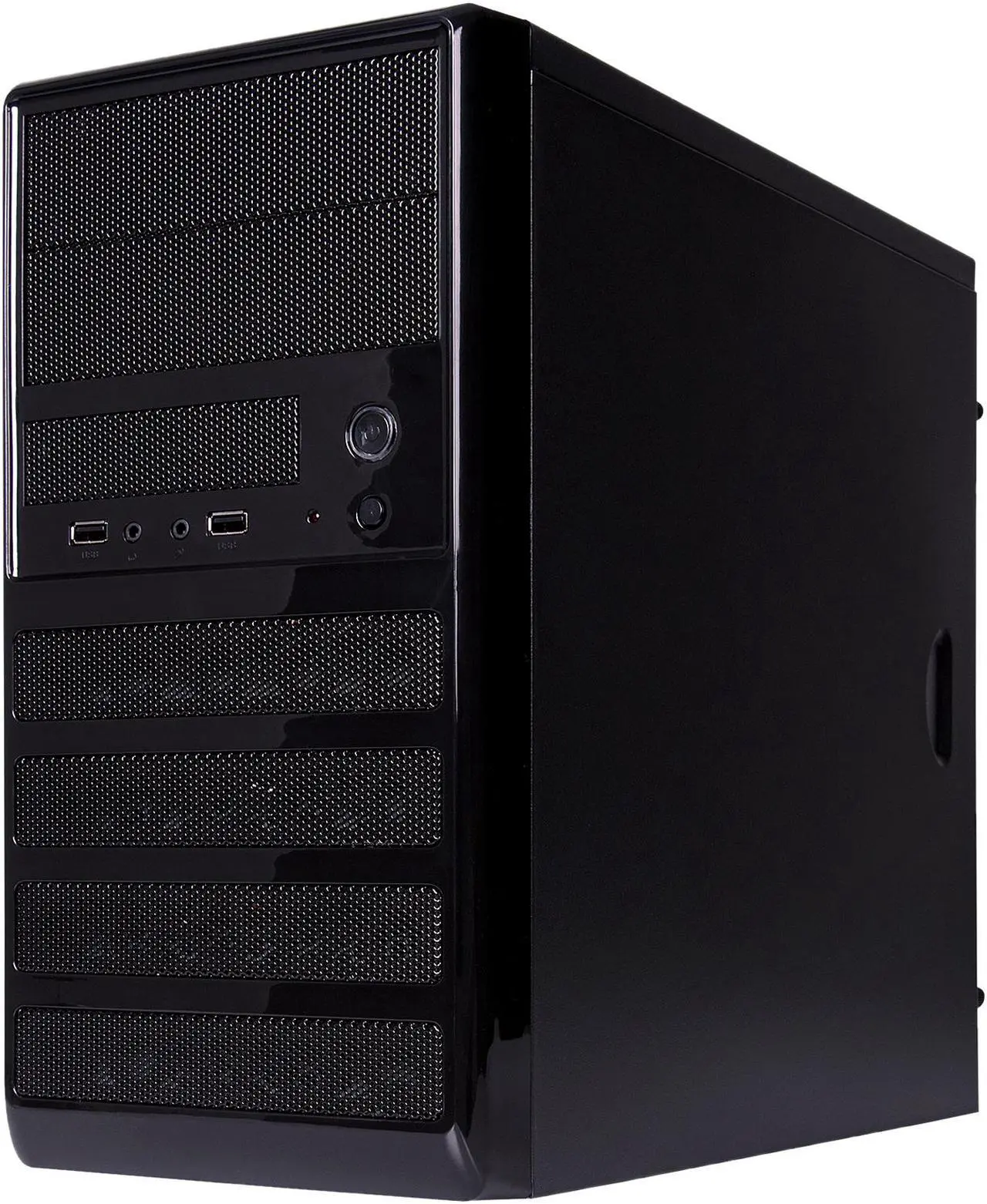 Alt view image 5 of 11 - Rosewill RANGER-M Dual-Fan Micro ATX Mini Tower Gaming Computer Case with Blue LED Lighting