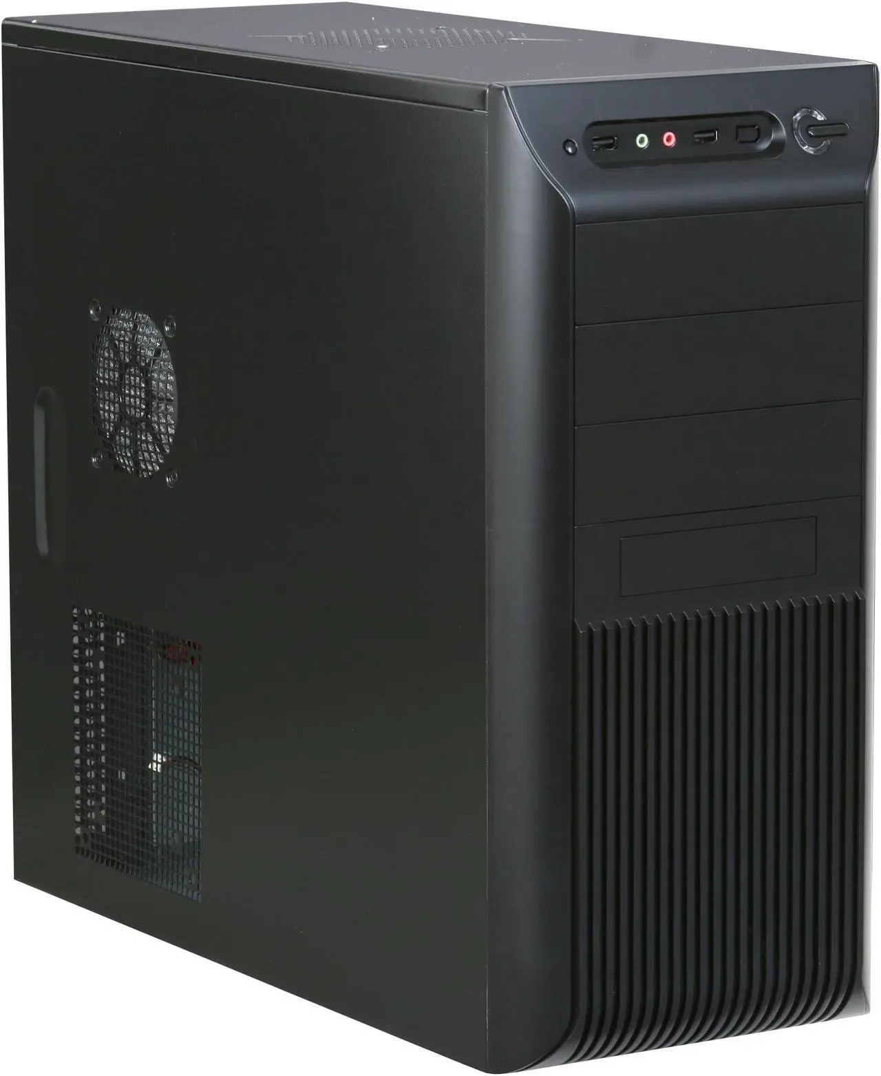 Main image of Rosewill R5730-P BK 120mm Fan Pre-Installed on the Top and 80mm Slim Fan Cooling HDD,ATX Mid Tower Computer Case