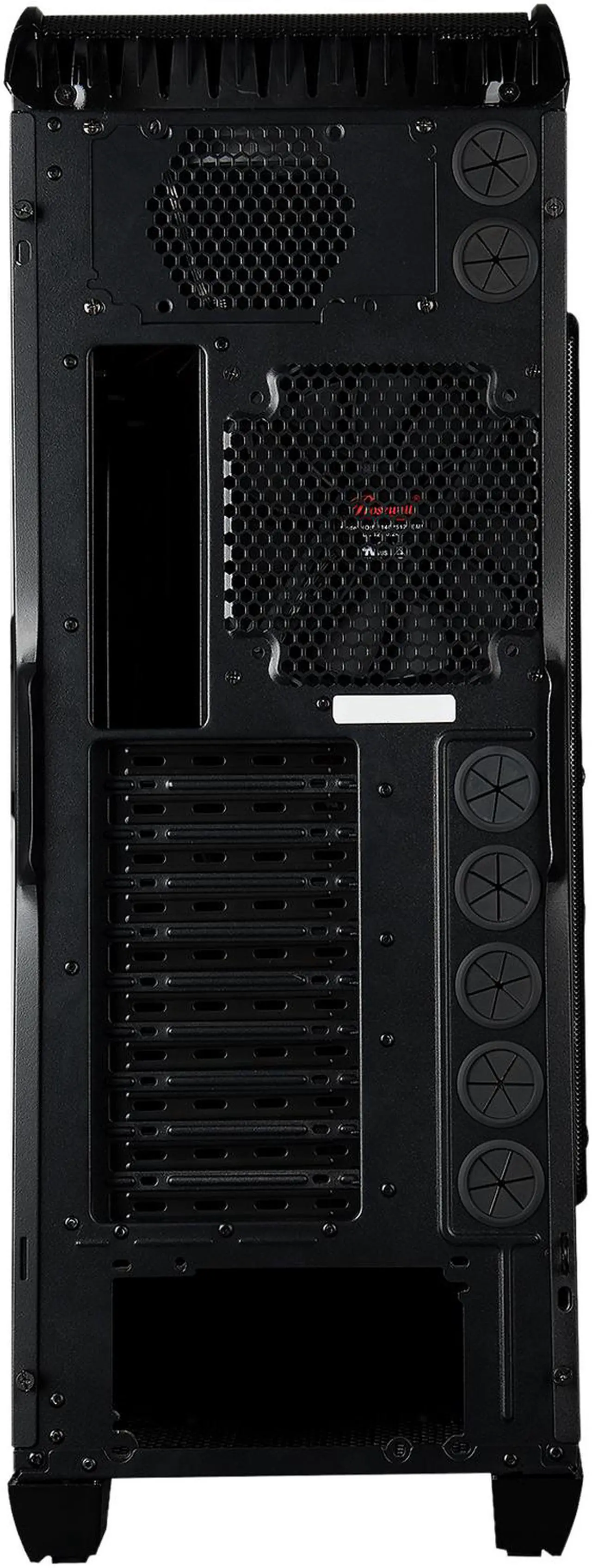 Alt view image 10 of 10 - Rosewill Full Tower Gaming Computer Case, support up to HPTX MB, Support Dual PSU, come with 8 cooling Fans - BlackHawk-Ultra