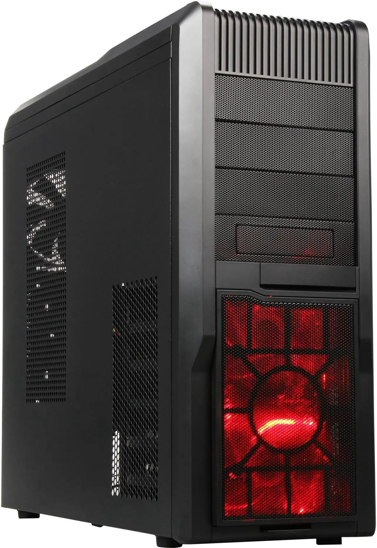 Main image of Rosewill - Black Gaming ATX Mid Tower Case - 2 x Front Fans Included, Fan Controller, Front USB 2.0 & USB 3.0 Ports, Removable Top and Lower-Front Filter Panels - R5