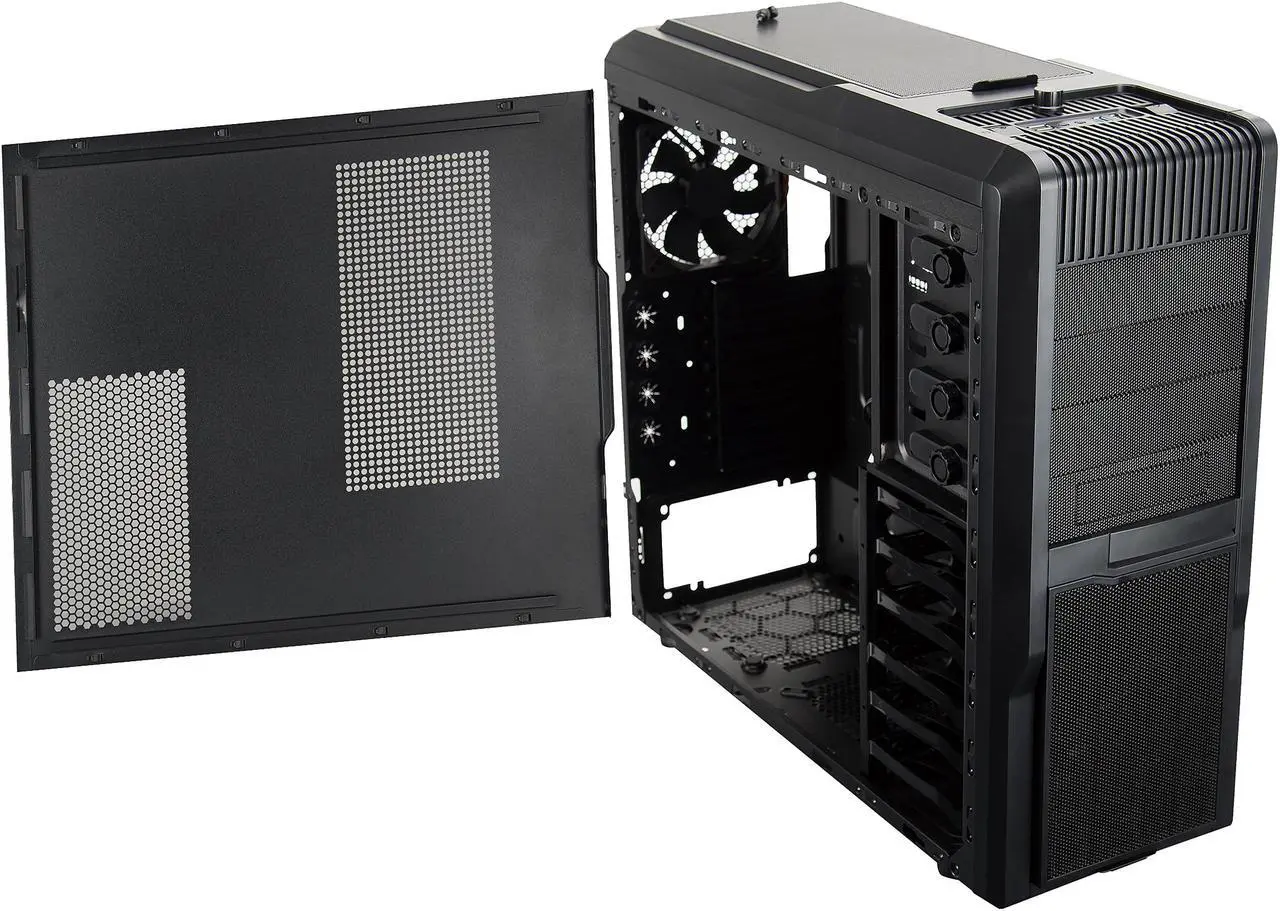 Alt view image 7 of 9 - Rosewill - Black Gaming ATX Mid Tower Case - 2 x Front Fans Included, Fan Controller, Front USB 2.0 & USB 3.0 Ports, Removable Top and Lower-Front Filter Panels - R5
