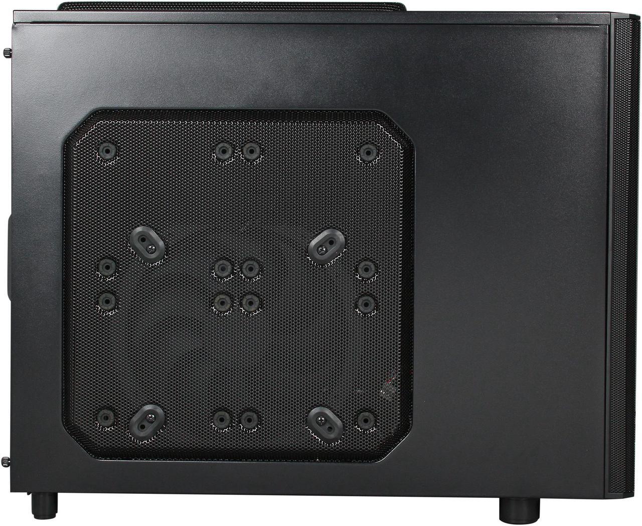Alt view image 4 of 10 - Rosewill ARMOR-EVO - Gaming Mid Tower Computer Case - Supports Up to E-ATX MBs - Six (6) Pre-Installed Fans: 2 x Front Red LED 120mm, 2 x Top 120mm, 1 x Side 230mm, 1 x Rear 120mm (Supports Up to 9)