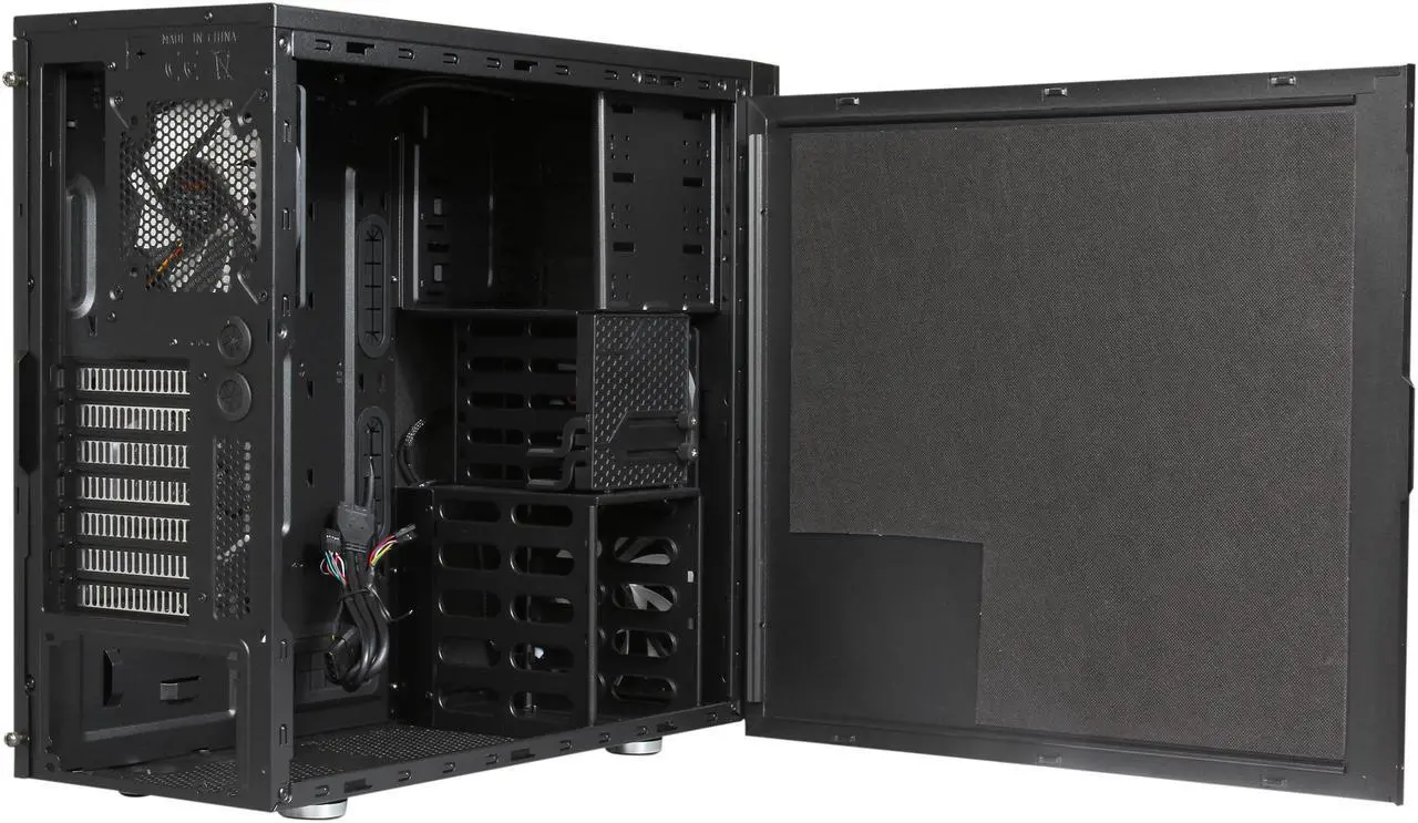 Alt view image 6 of 9 - Rosewill Legacy QT01-S - Tri-Fan, Silver Aluminum Alloy ATX Mid Tower Silent Computer Case