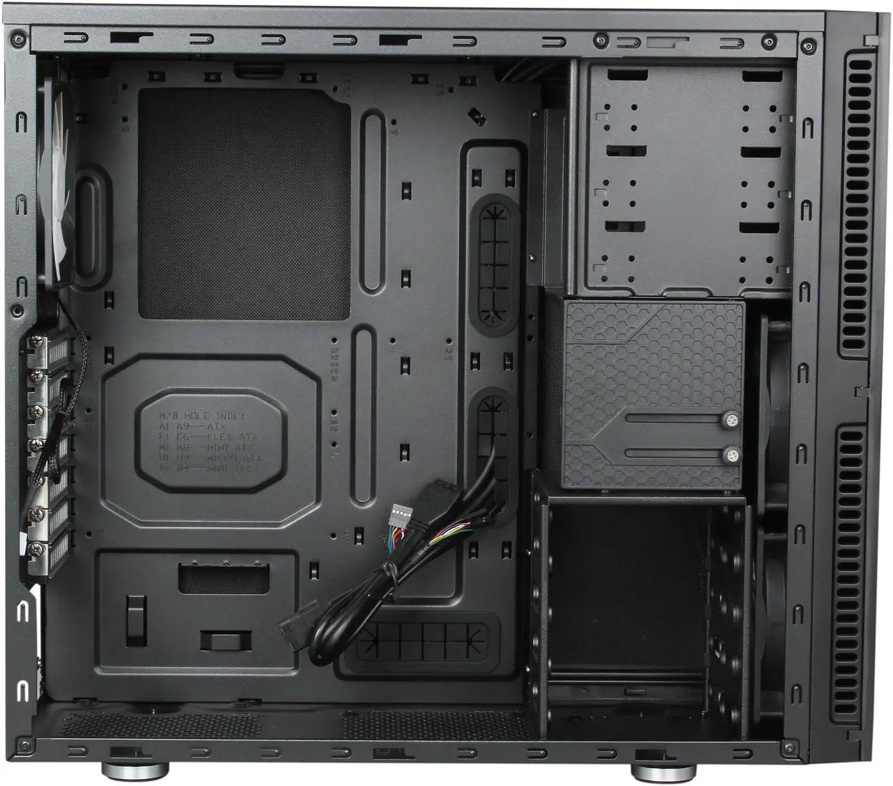 Alt view image 7 of 9 - Rosewill Legacy QT01-S - Tri-Fan, Silver Aluminum Alloy ATX Mid Tower Silent Computer Case
